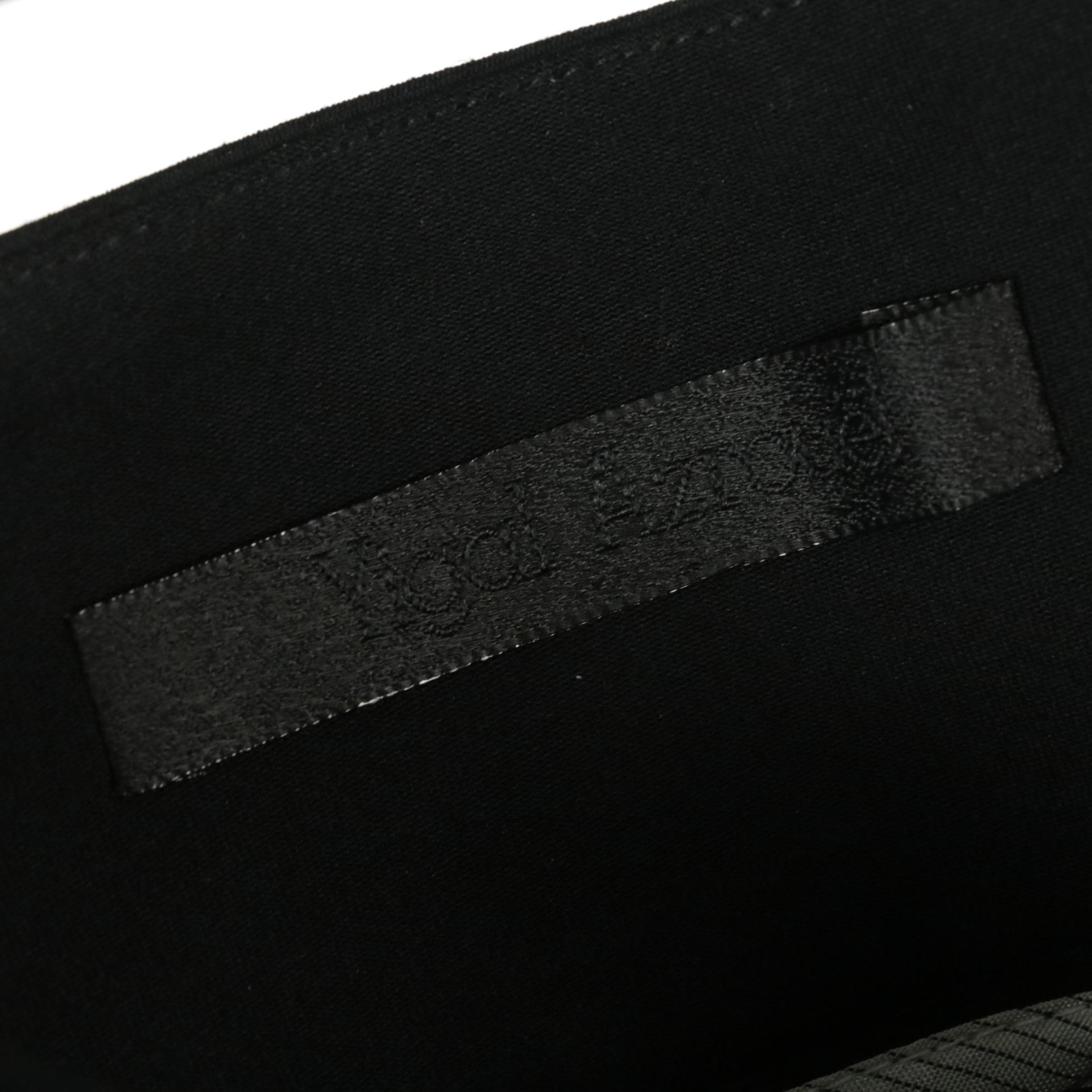 Yigal Azrouël Black Lambskin Leather Fringe Moto Jacket and Black Trousers