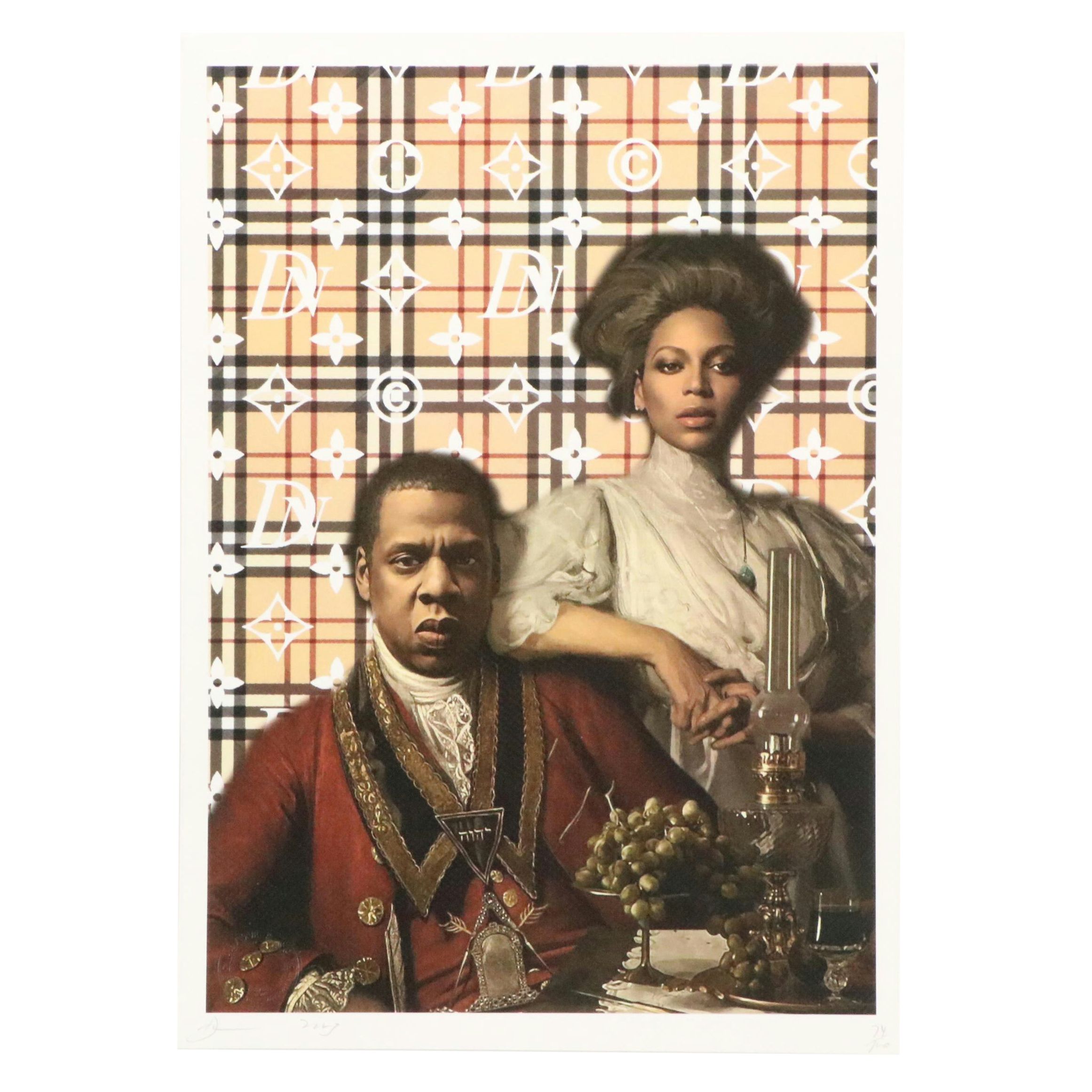 Death NYC Graphic Digital Print Featuring Beyoncé & Jay-Z, 2023