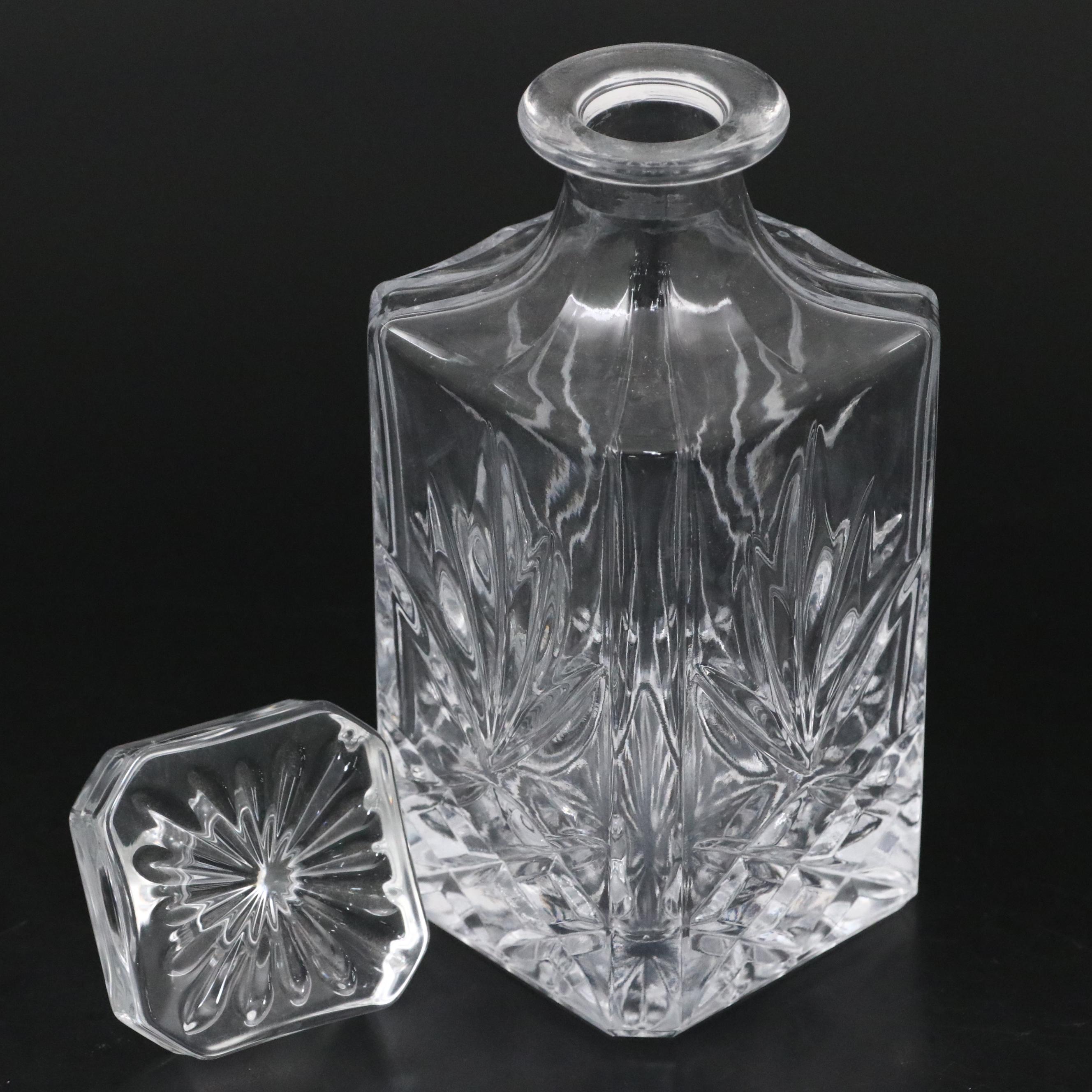 Cristal d'Arques-Durand "Provence" Decanter and Rocks Glasses