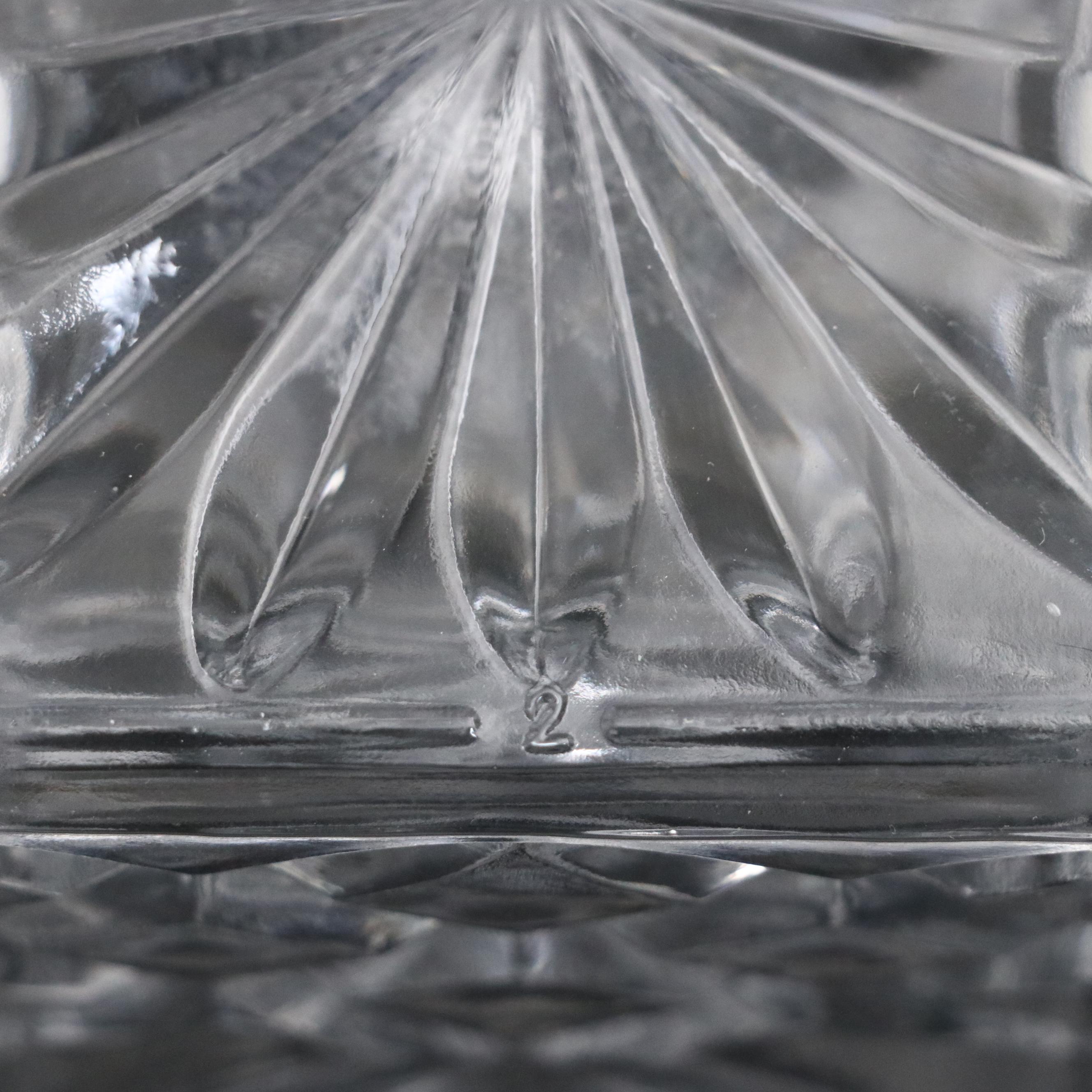 Cristal d'Arques-Durand "Provence" Decanter and Rocks Glasses