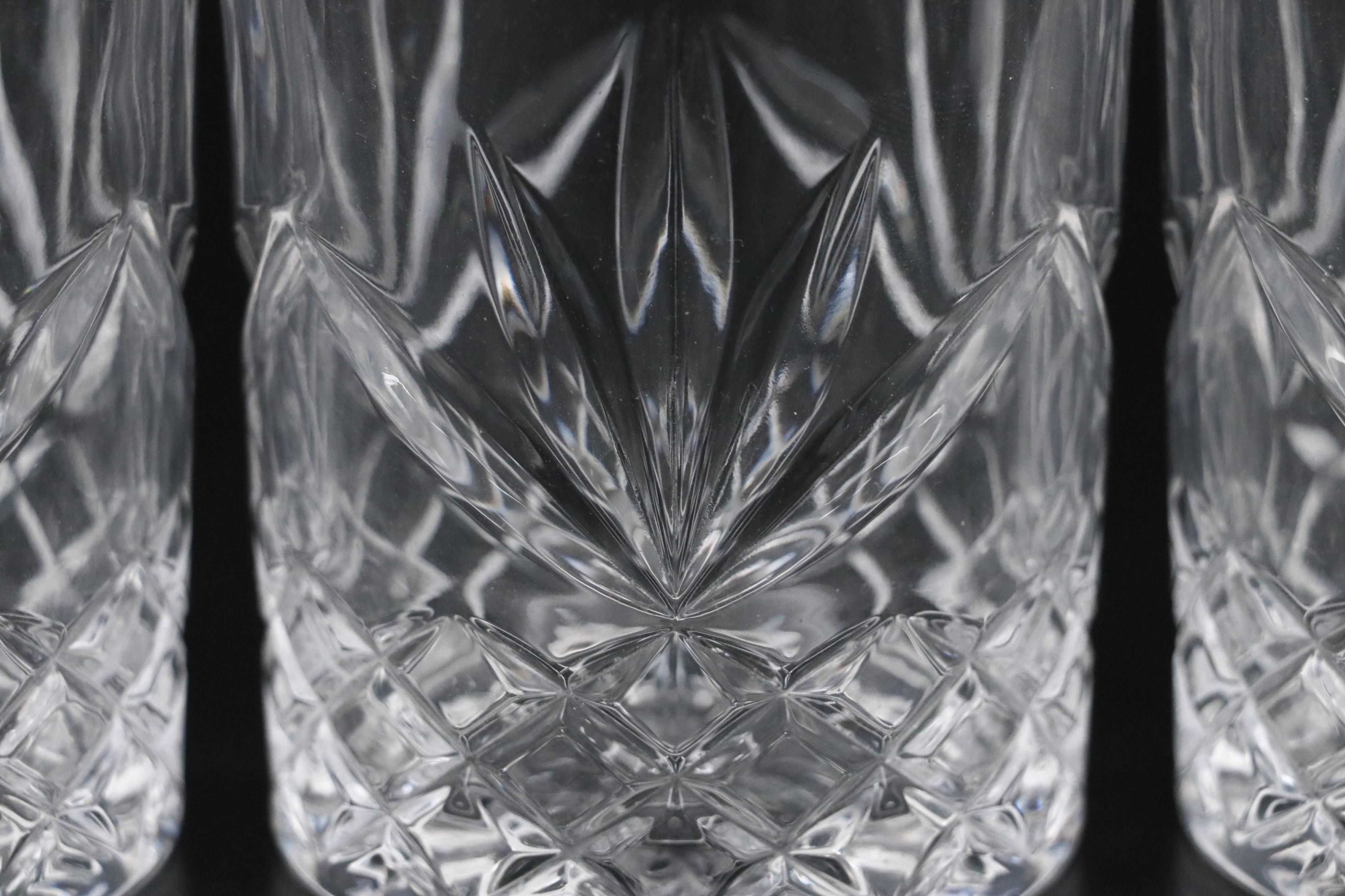 Cristal d'Arques-Durand "Provence" Decanter and Rocks Glasses