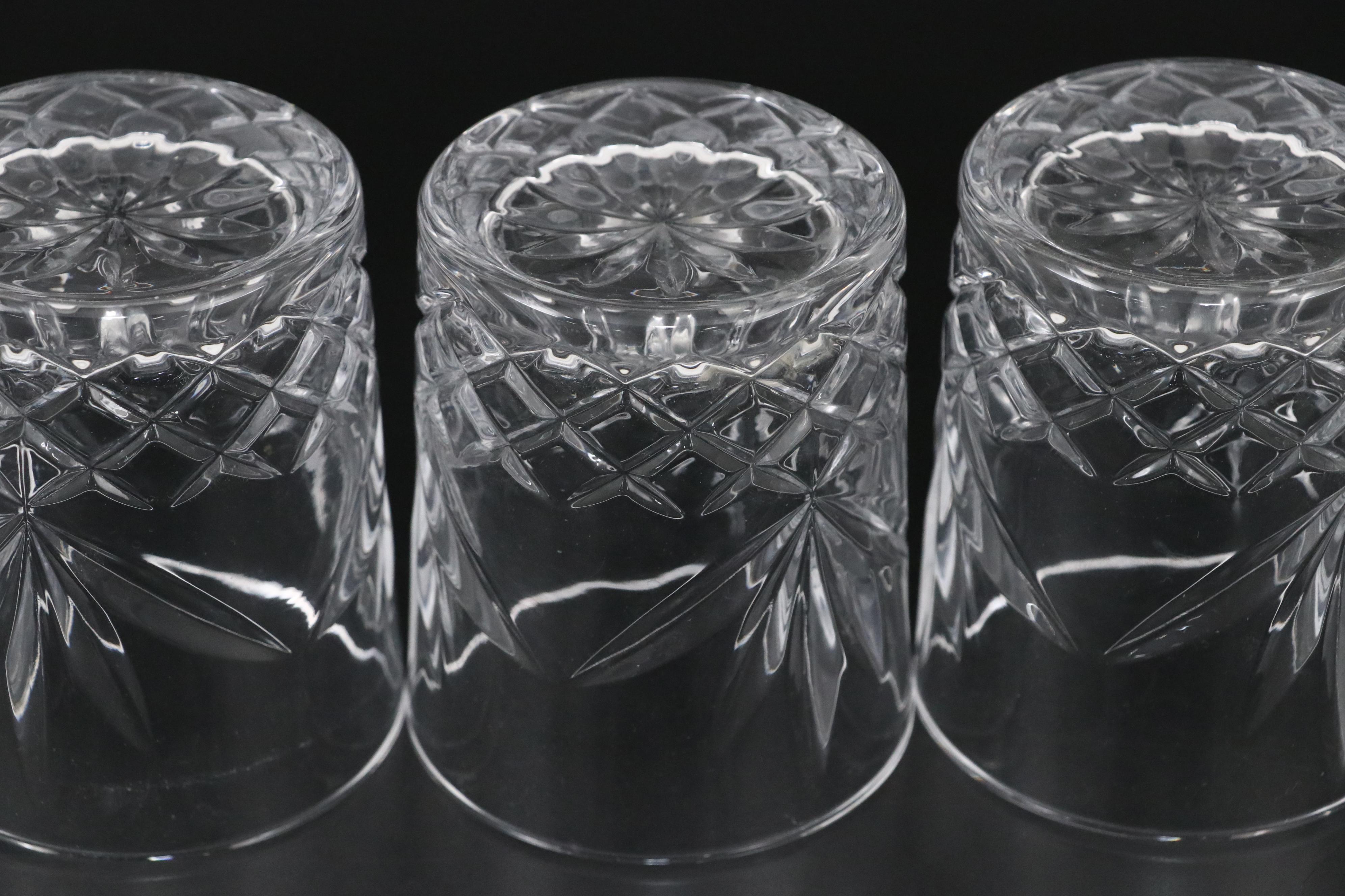 Cristal d'Arques-Durand "Provence" Decanter and Rocks Glasses