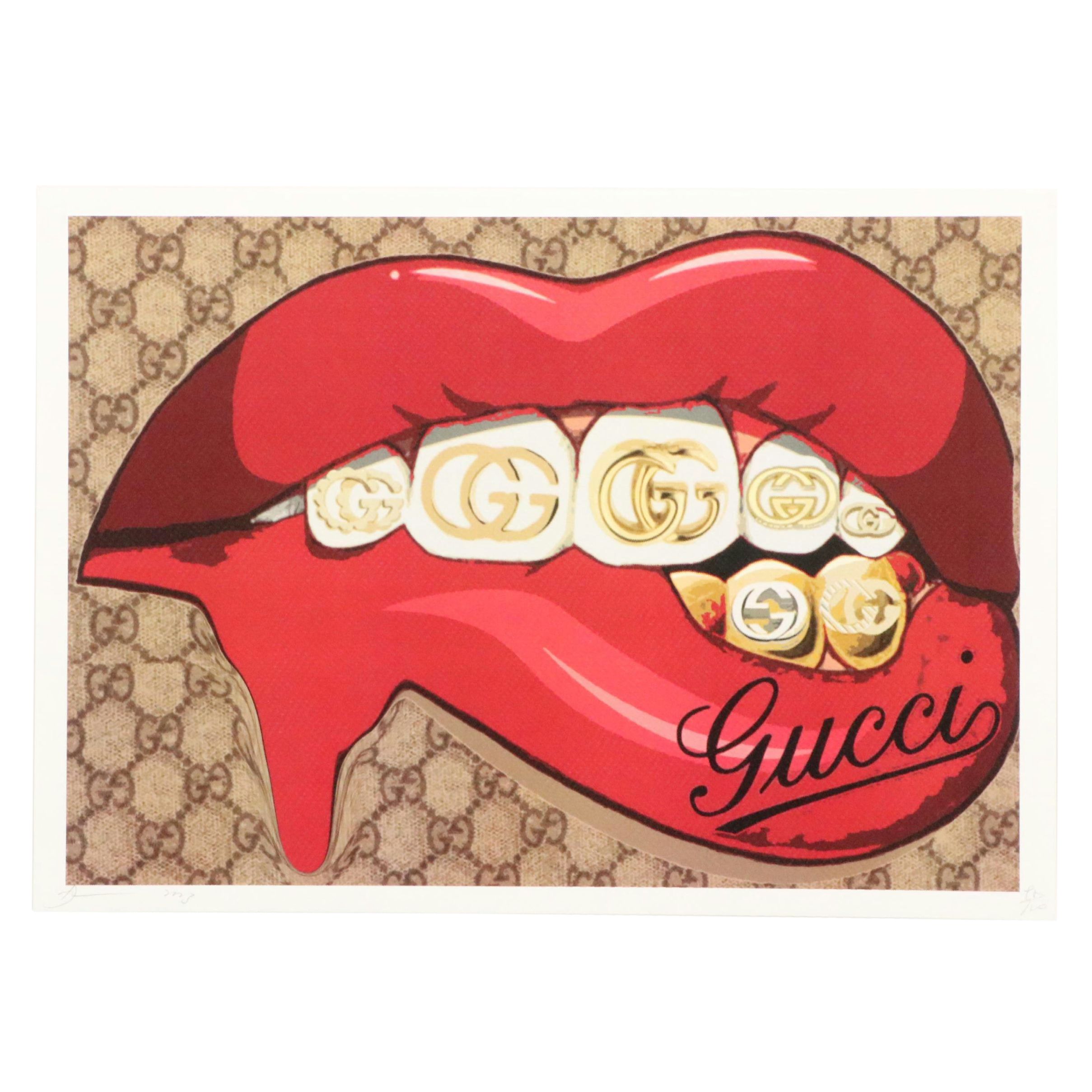 Death NYC Graphic Digital Print Featuring Gucci, 2023