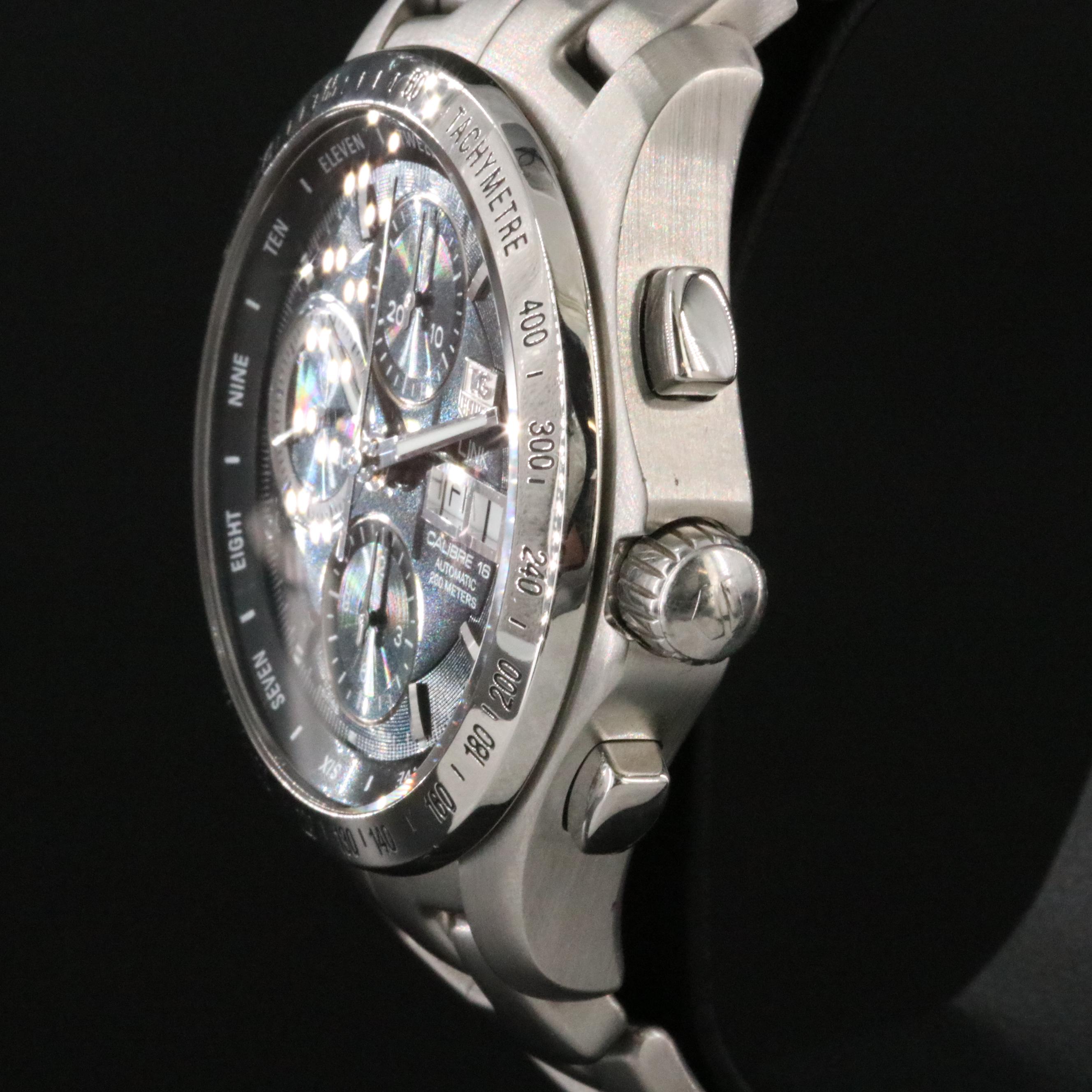 Tag Heuer Link Calibre 16 Stainless Steel Automatic Watch