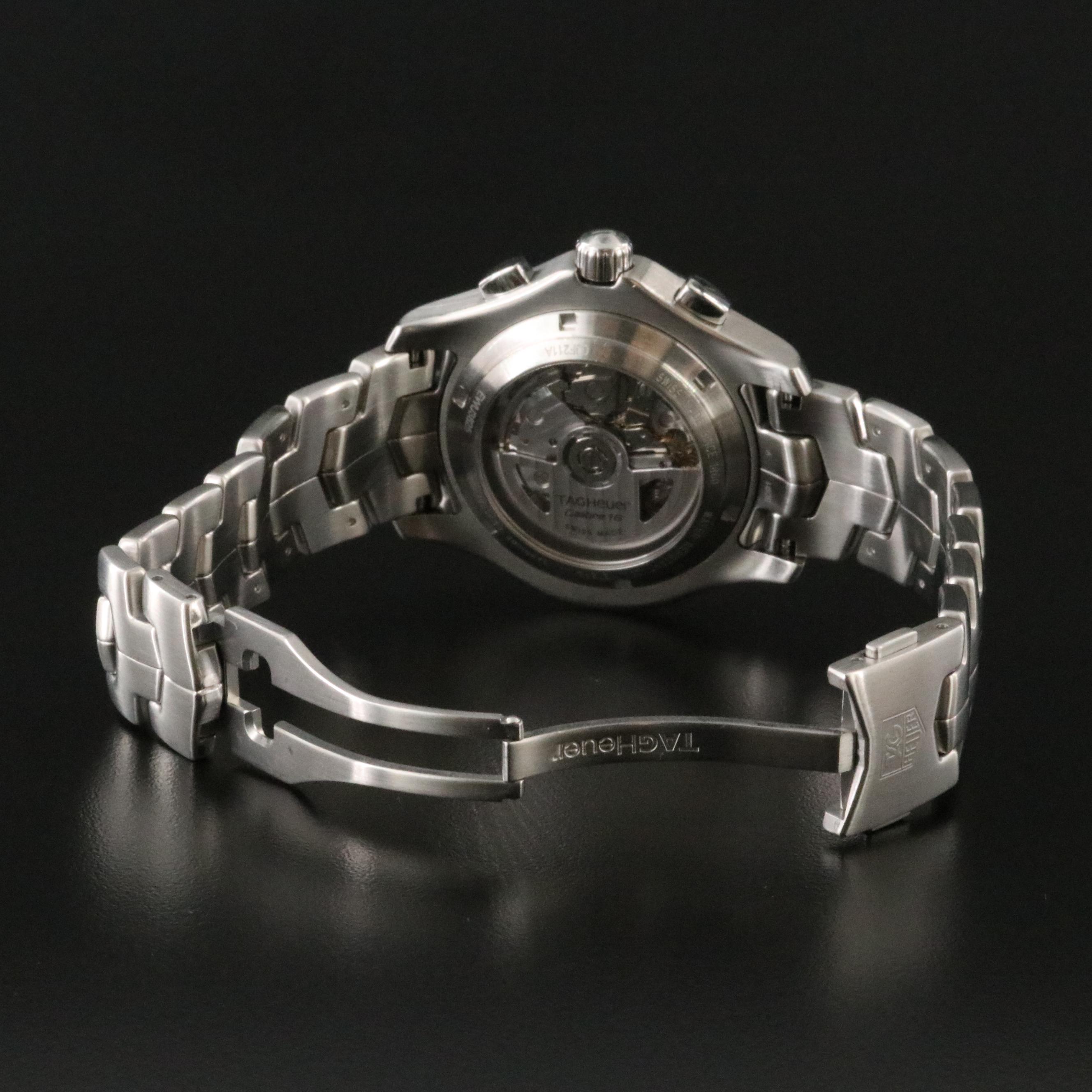 Tag Heuer Link Calibre 16 Stainless Steel Automatic Watch