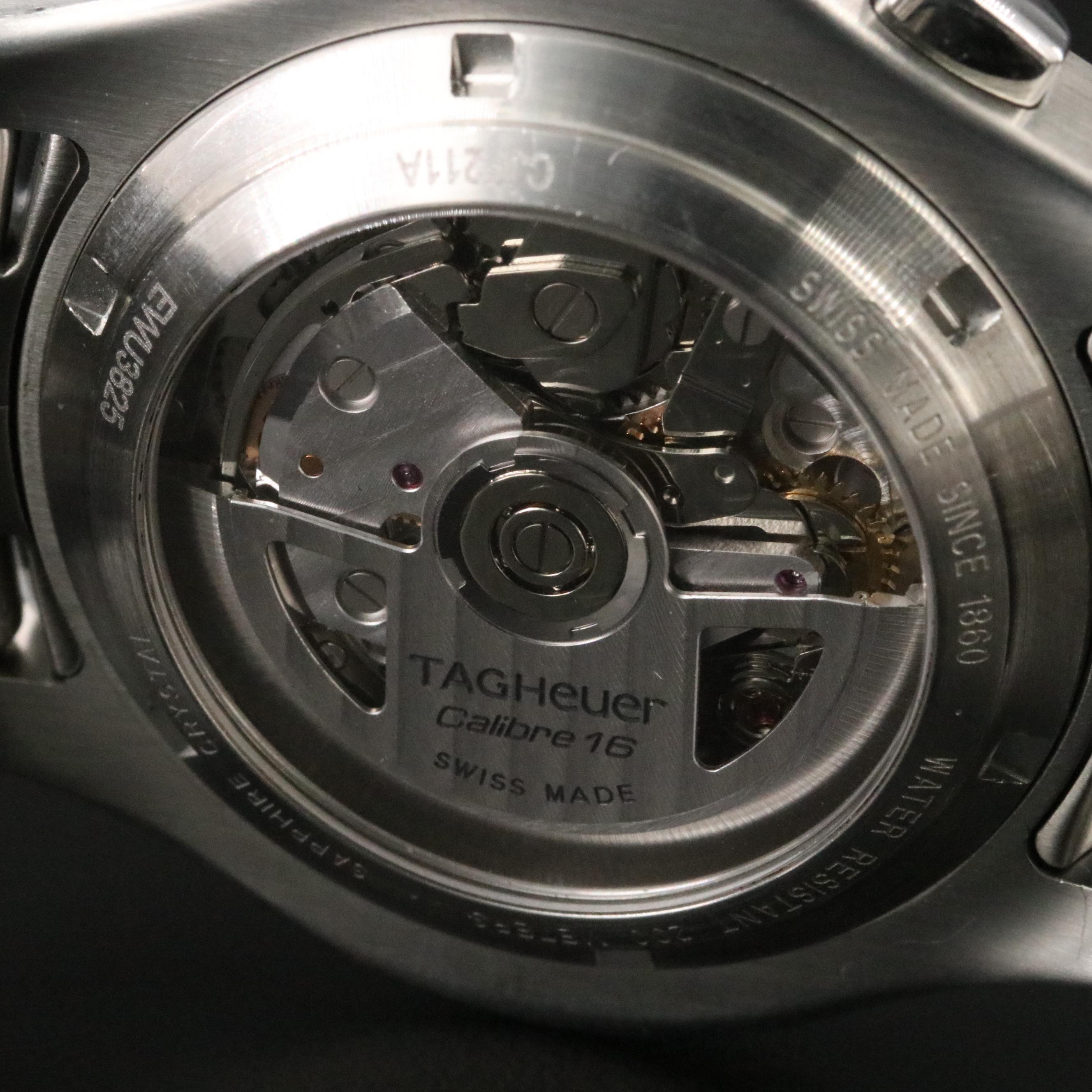 Tag Heuer Link Calibre 16 Stainless Steel Automatic Watch