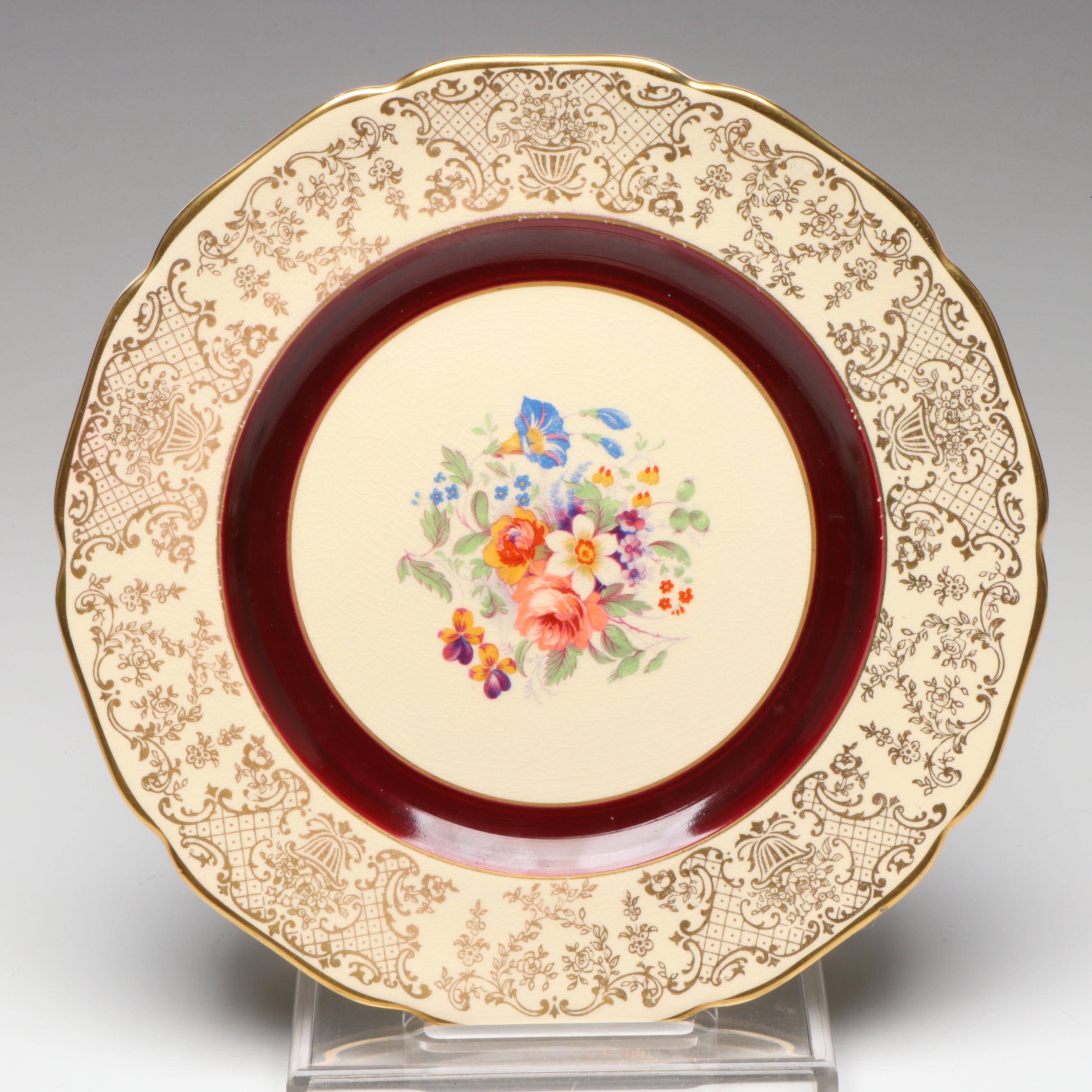 Edwin M. Knowles "Regal" Ceramic Teacup Set with More Tea Dishes