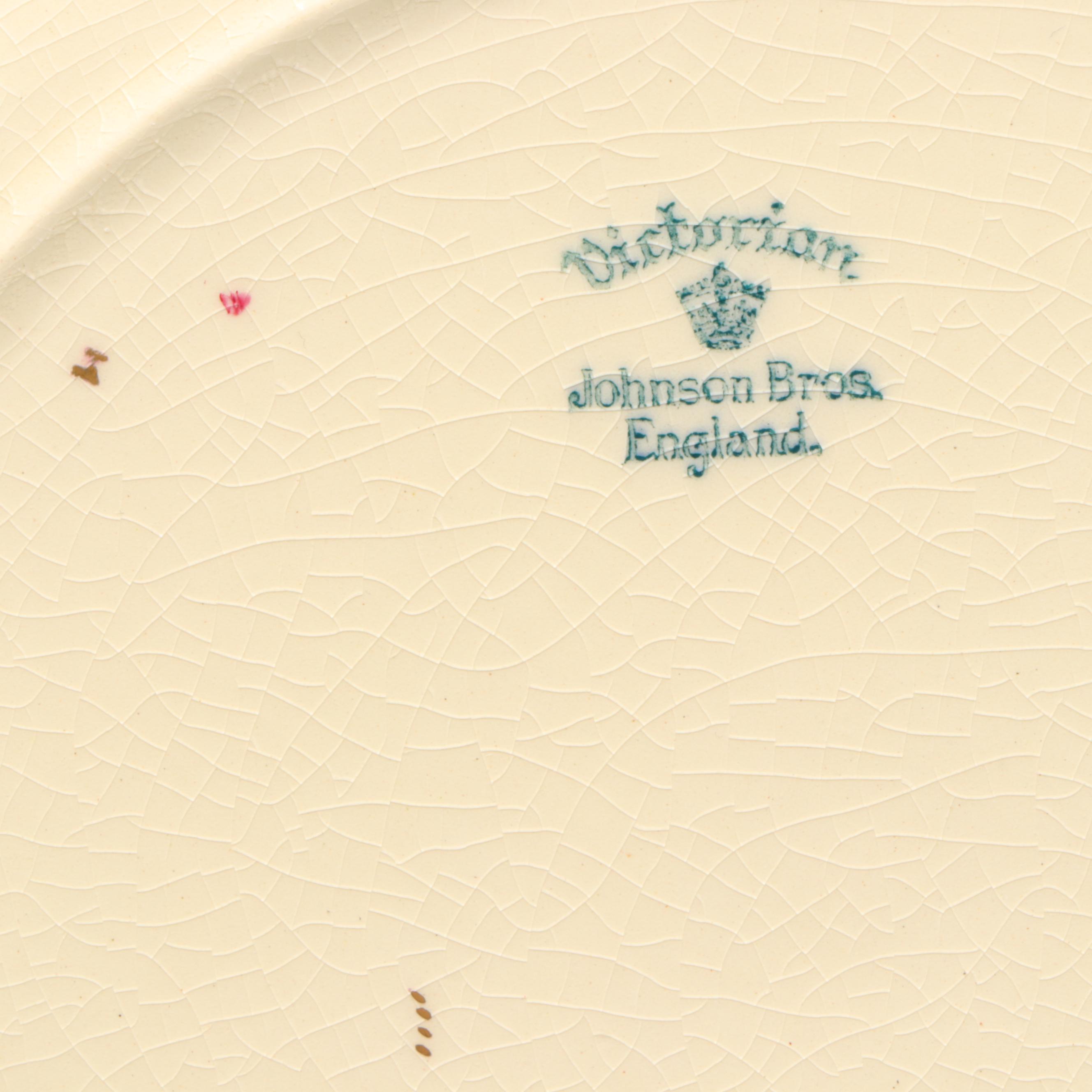 Edwin M. Knowles "Regal" Ceramic Teacup Set with More Tea Dishes