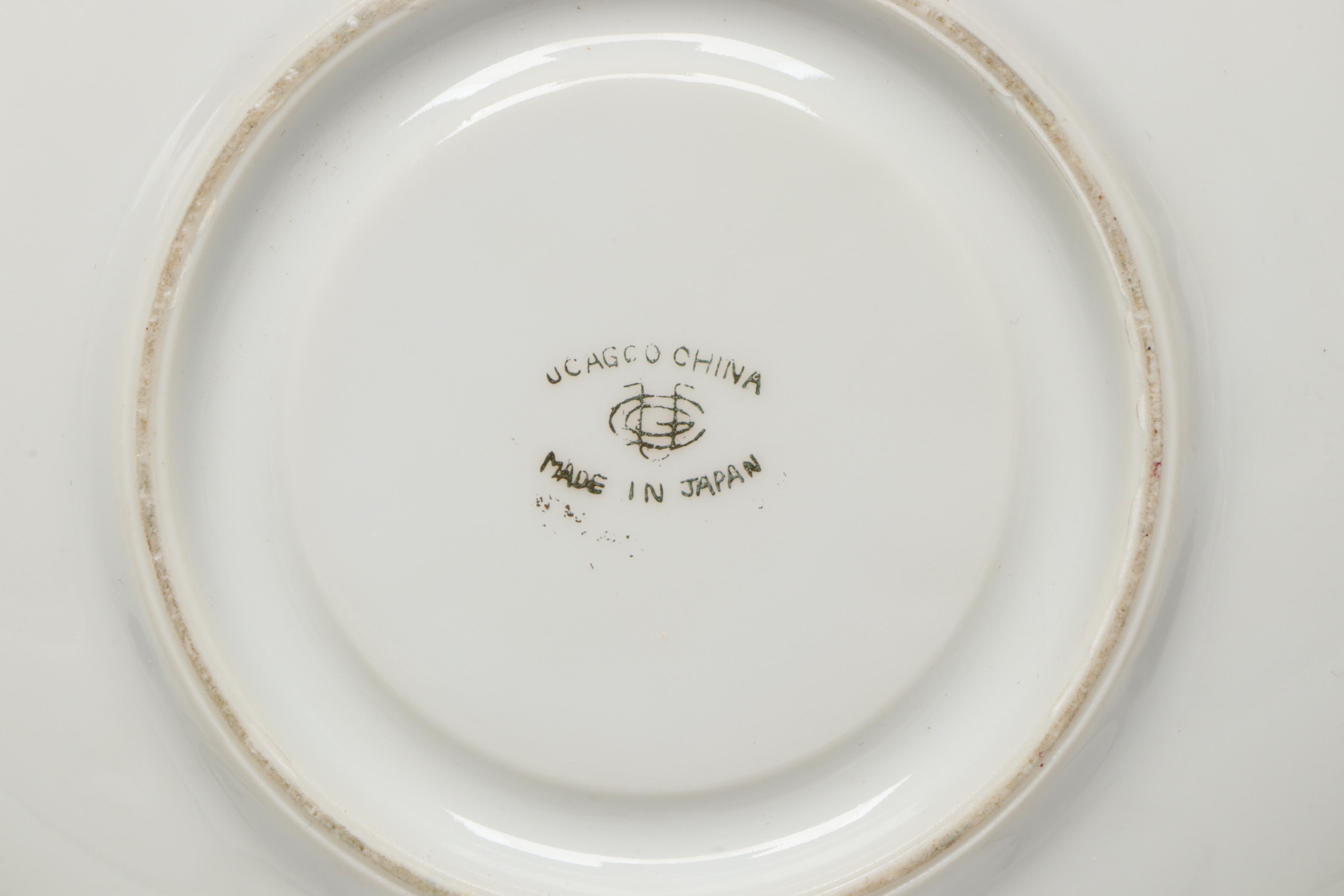 Edwin M. Knowles "Regal" Ceramic Teacup Set with More Tea Dishes