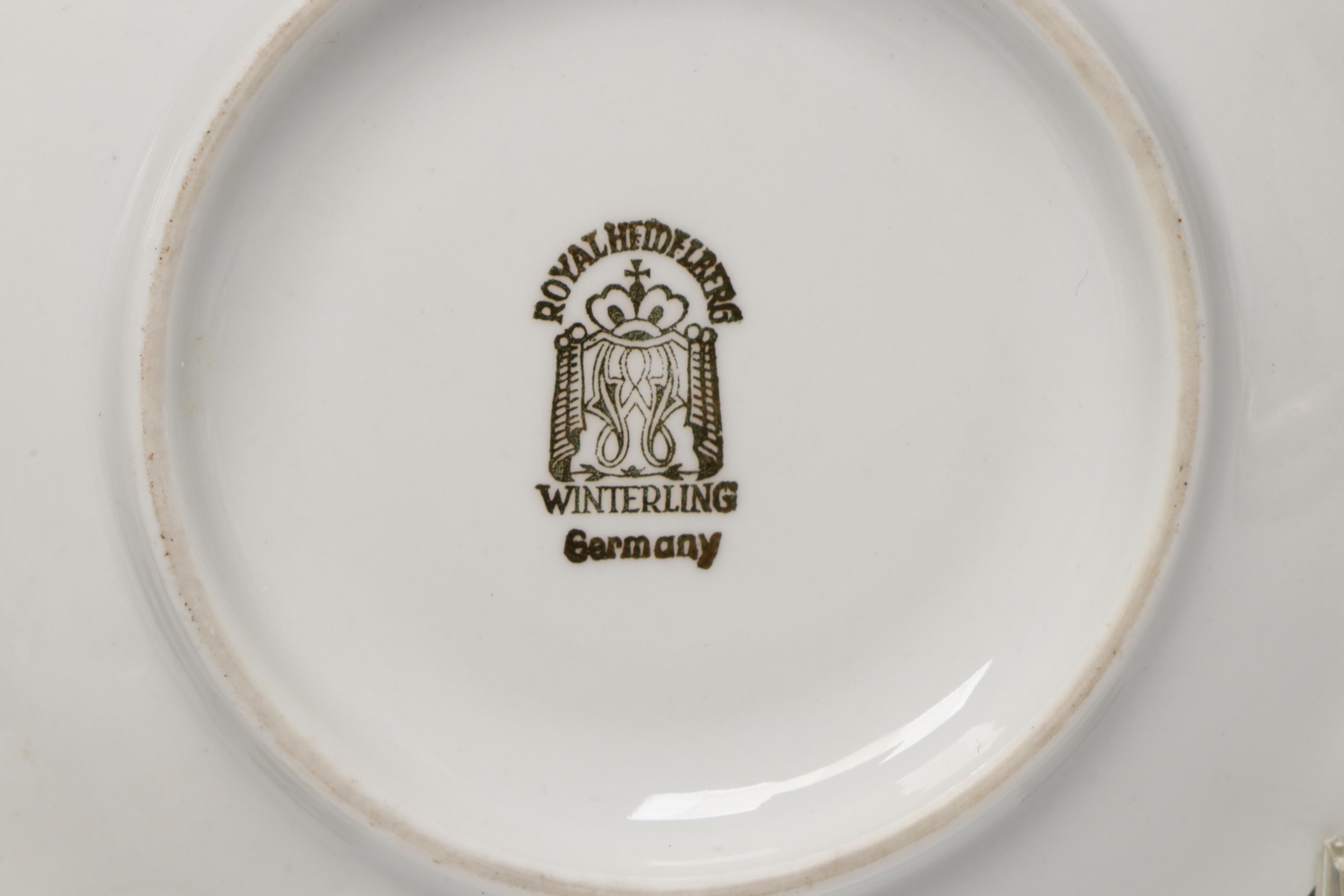 Edwin M. Knowles "Regal" Ceramic Teacup Set with More Tea Dishes