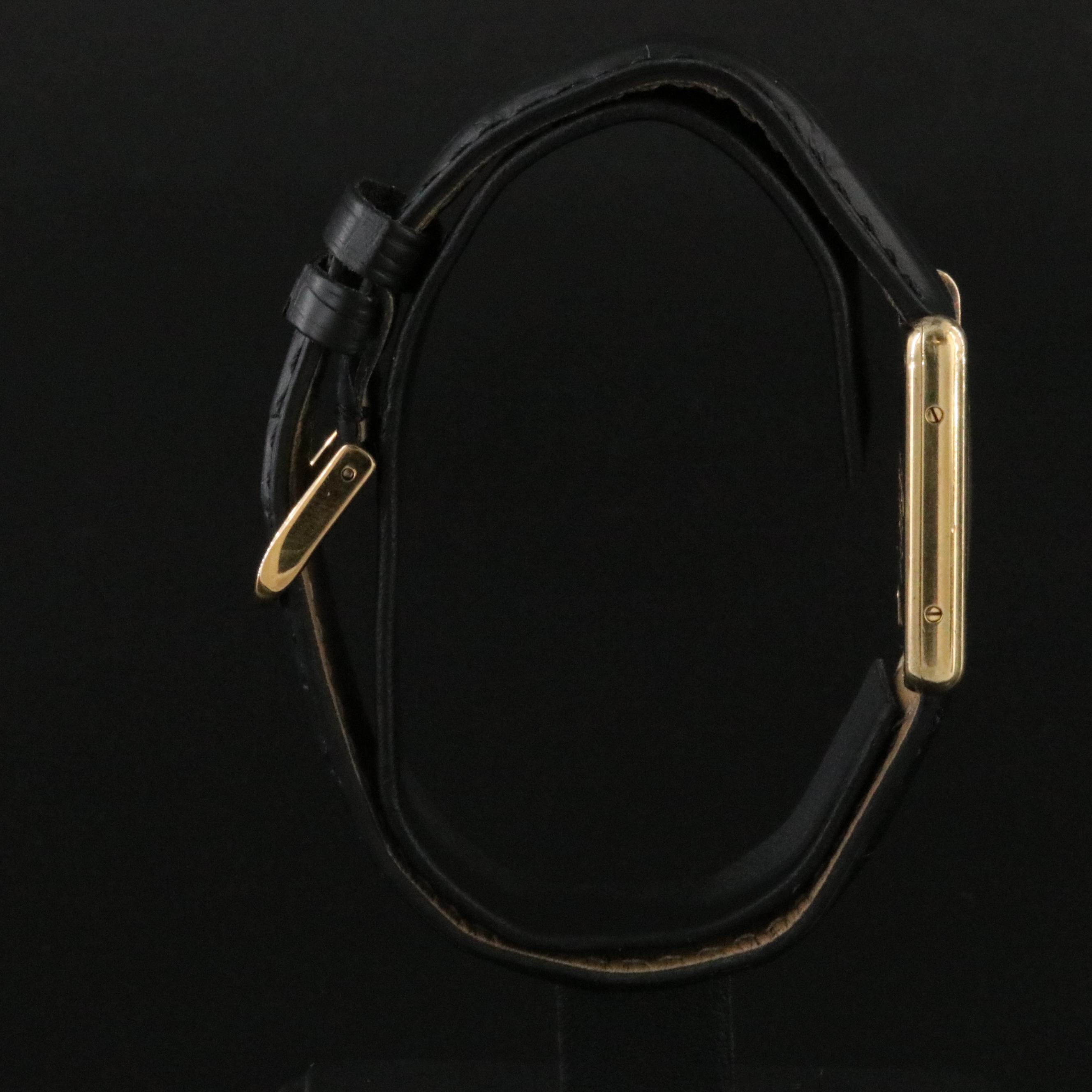 Cartier Tank Vermeil Quartz Watch