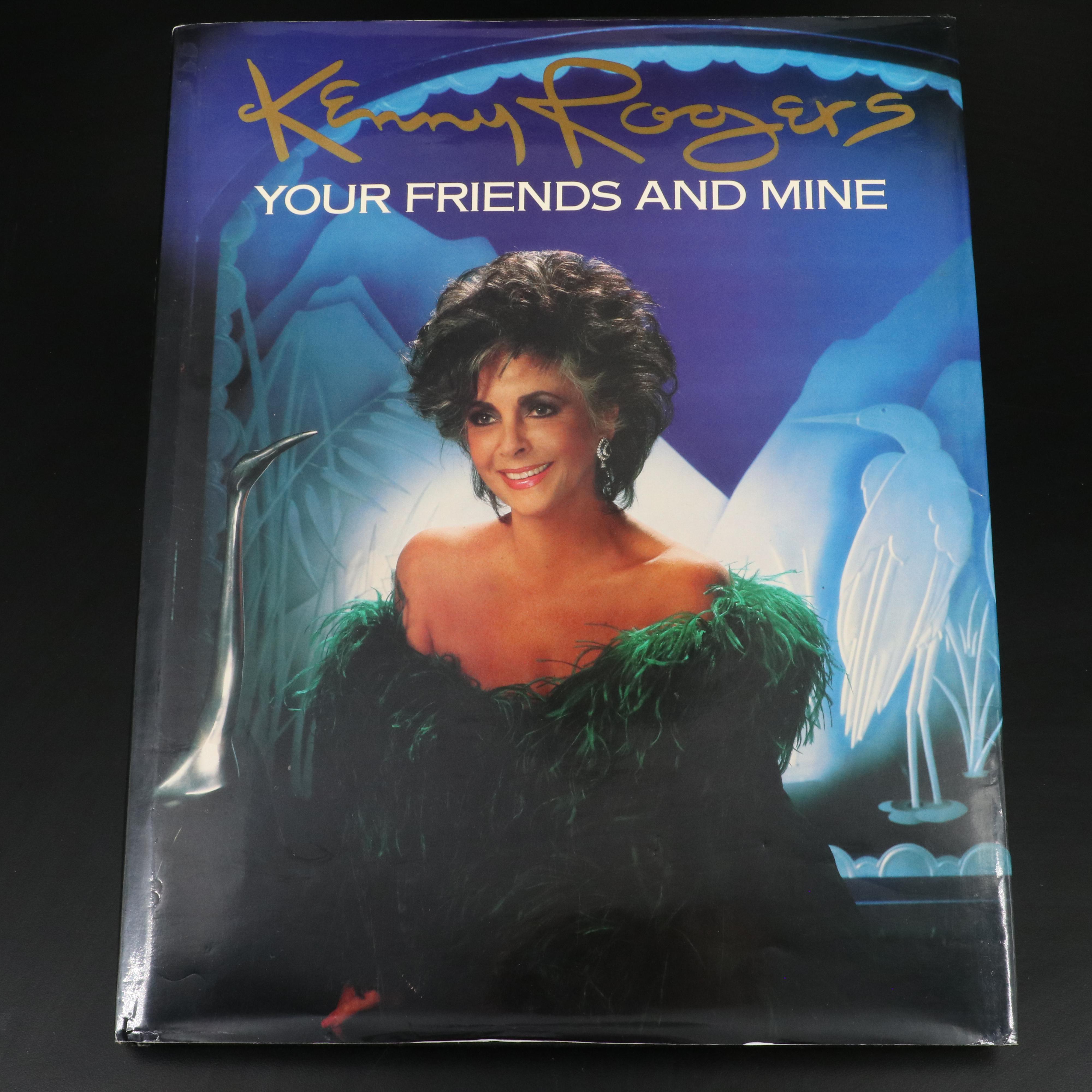 Kenny Rogers Signed "Your Friends and Mine" Book