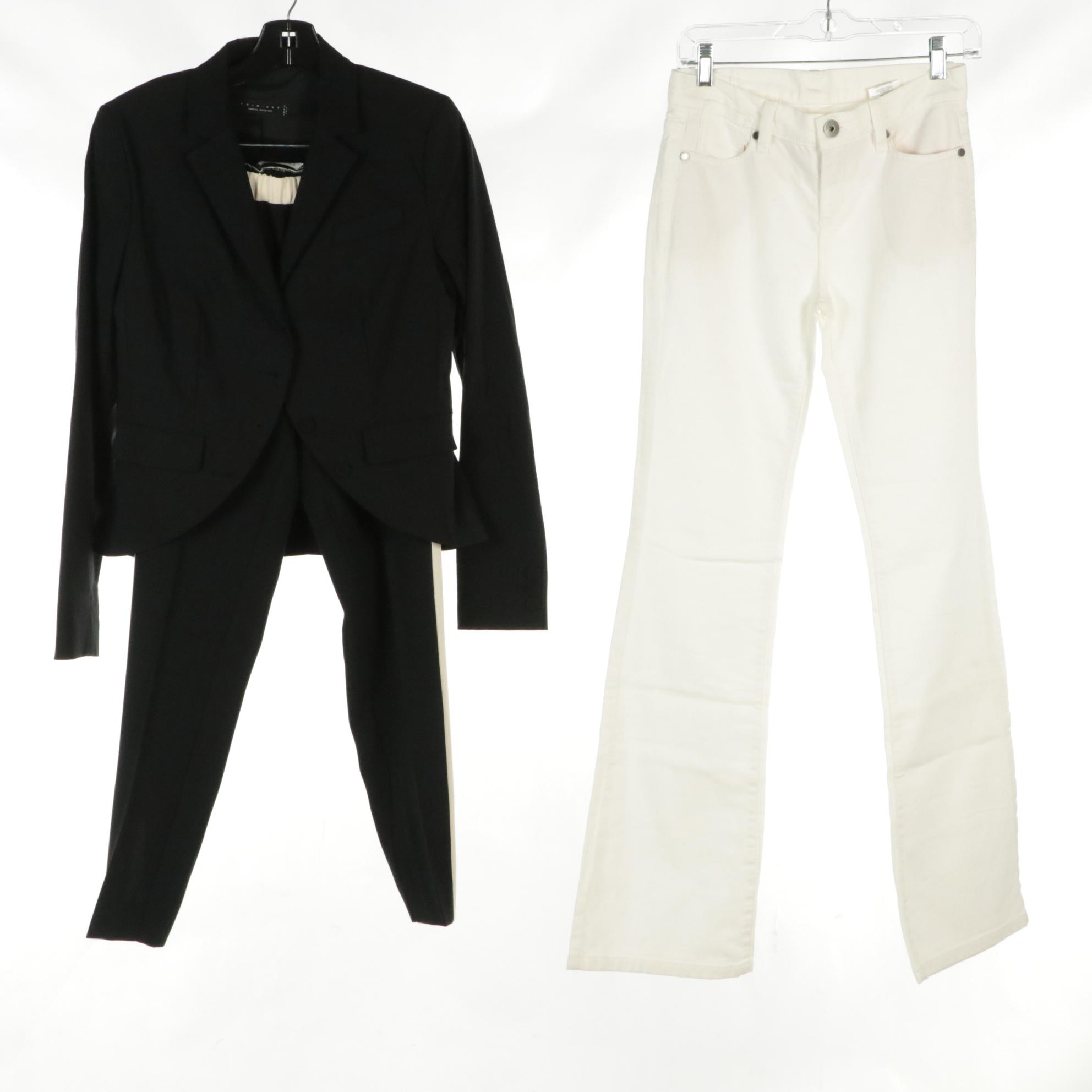 Michael Kors Dress, BCBG Max Azria Jeans, and Simono Barbieri Twin Set Separates