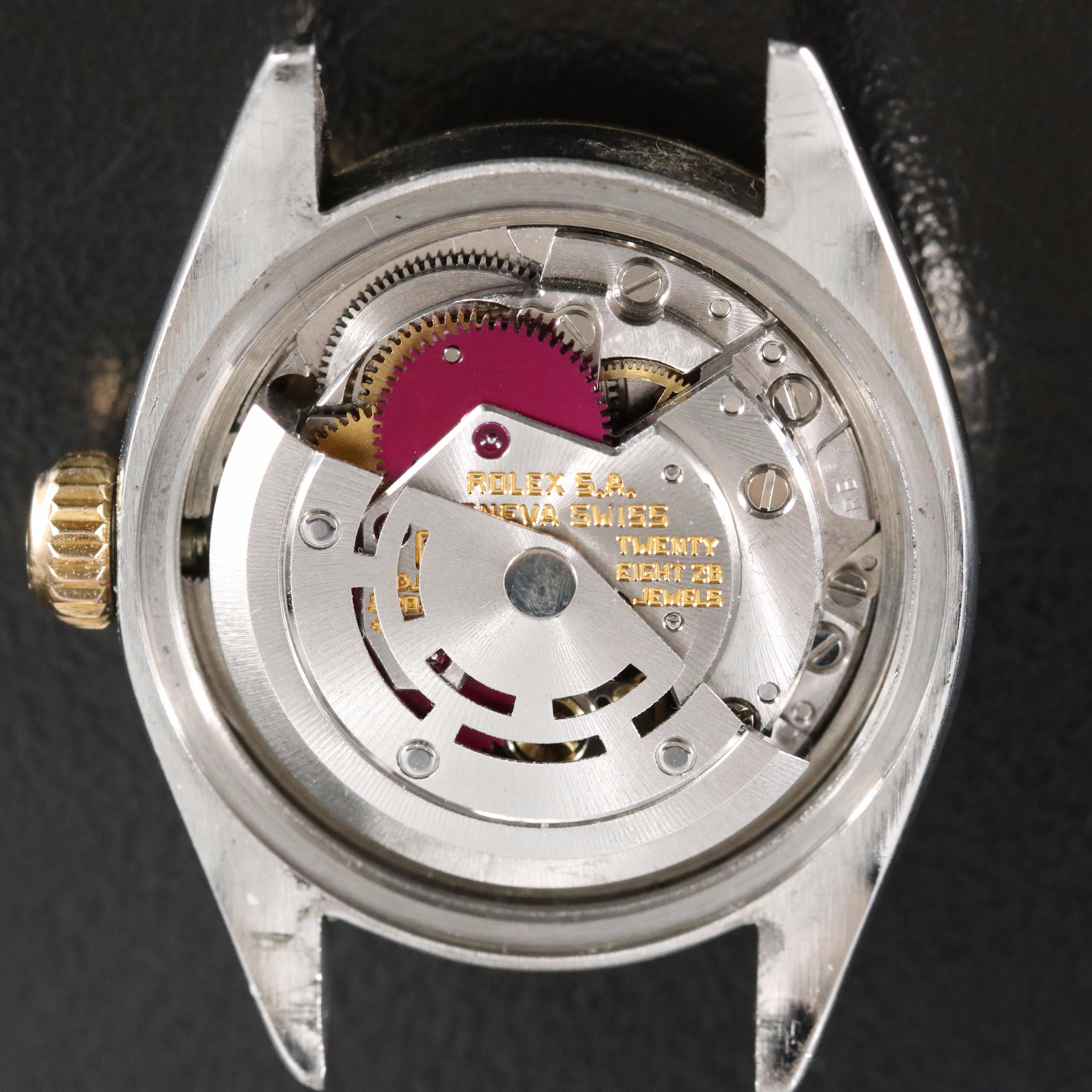 1977 Rolex 18K and Stainless Steel Automatic Date Watch