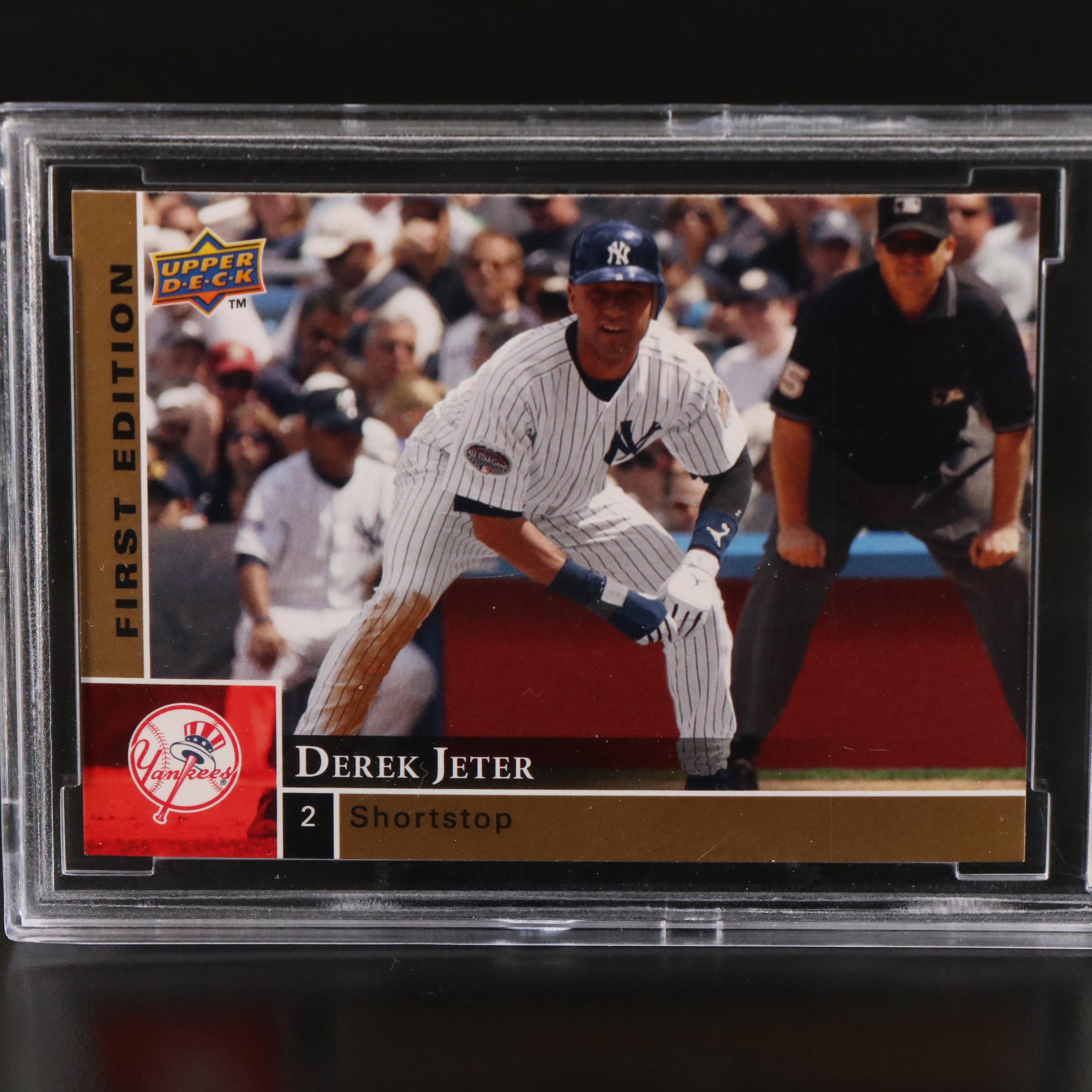 2009 Upper Deck First Edition Derek Jeter Baseball Card Graded BCCG 10