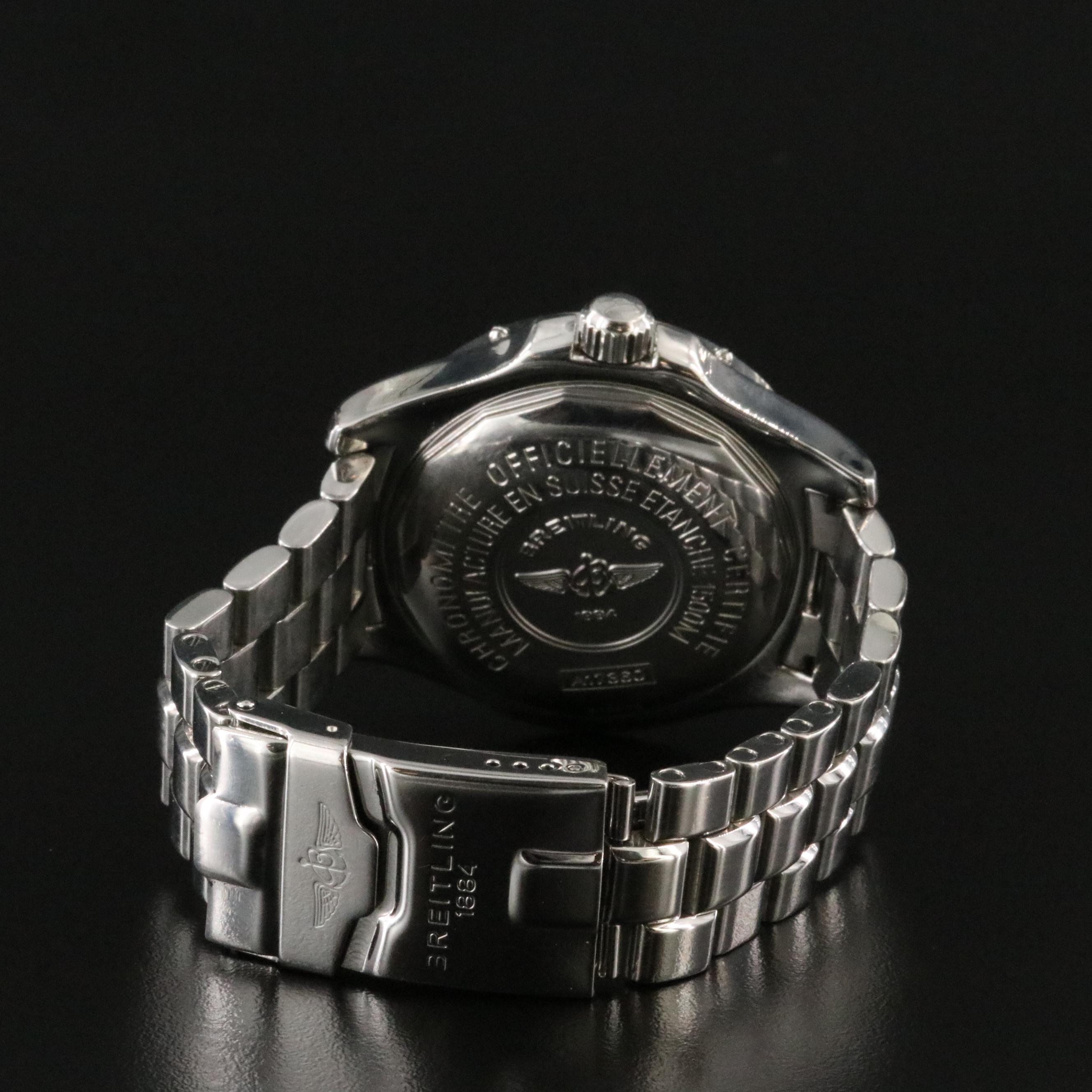 Breitling SuperOcean Date Orange Dial Watch