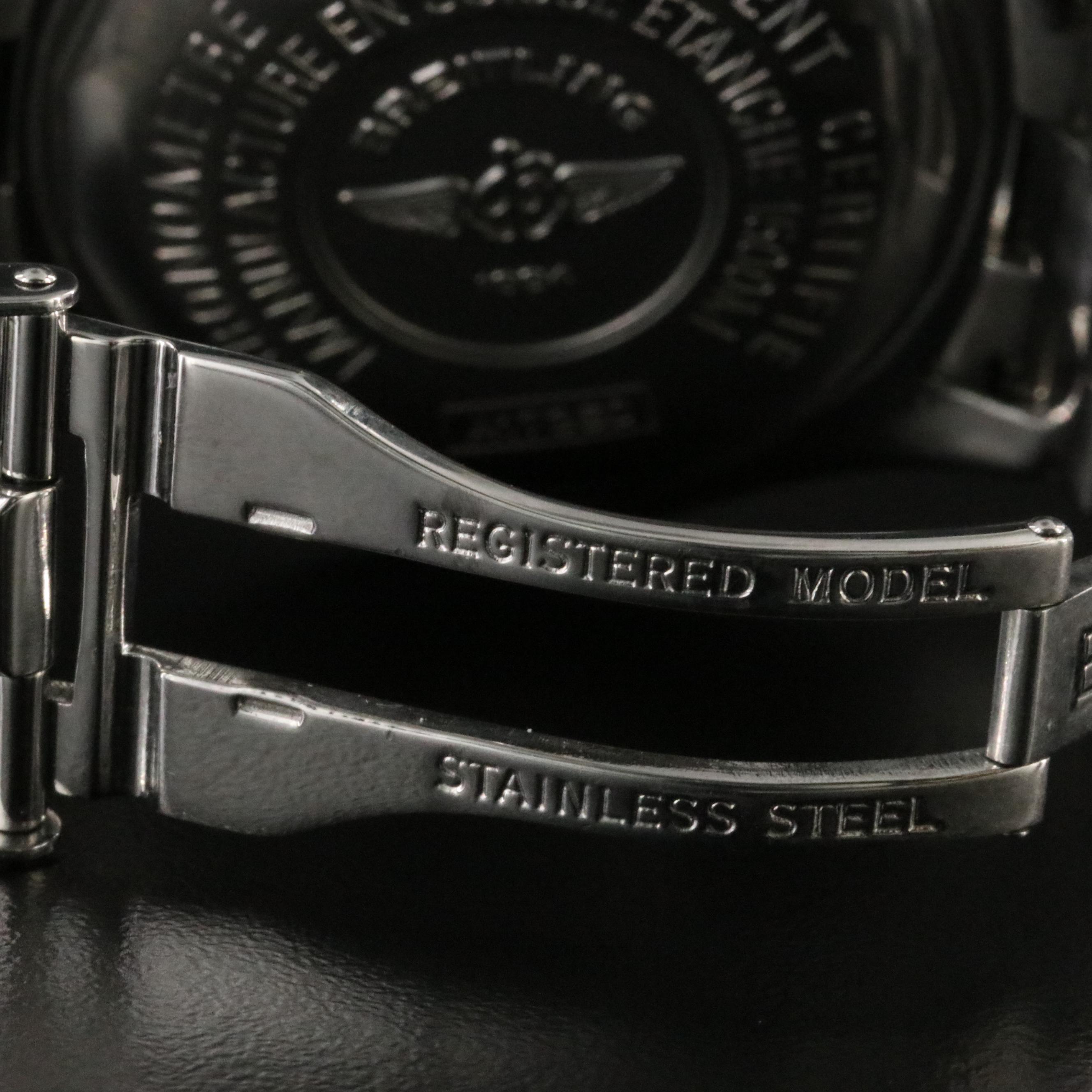 Breitling SuperOcean Date Orange Dial Watch