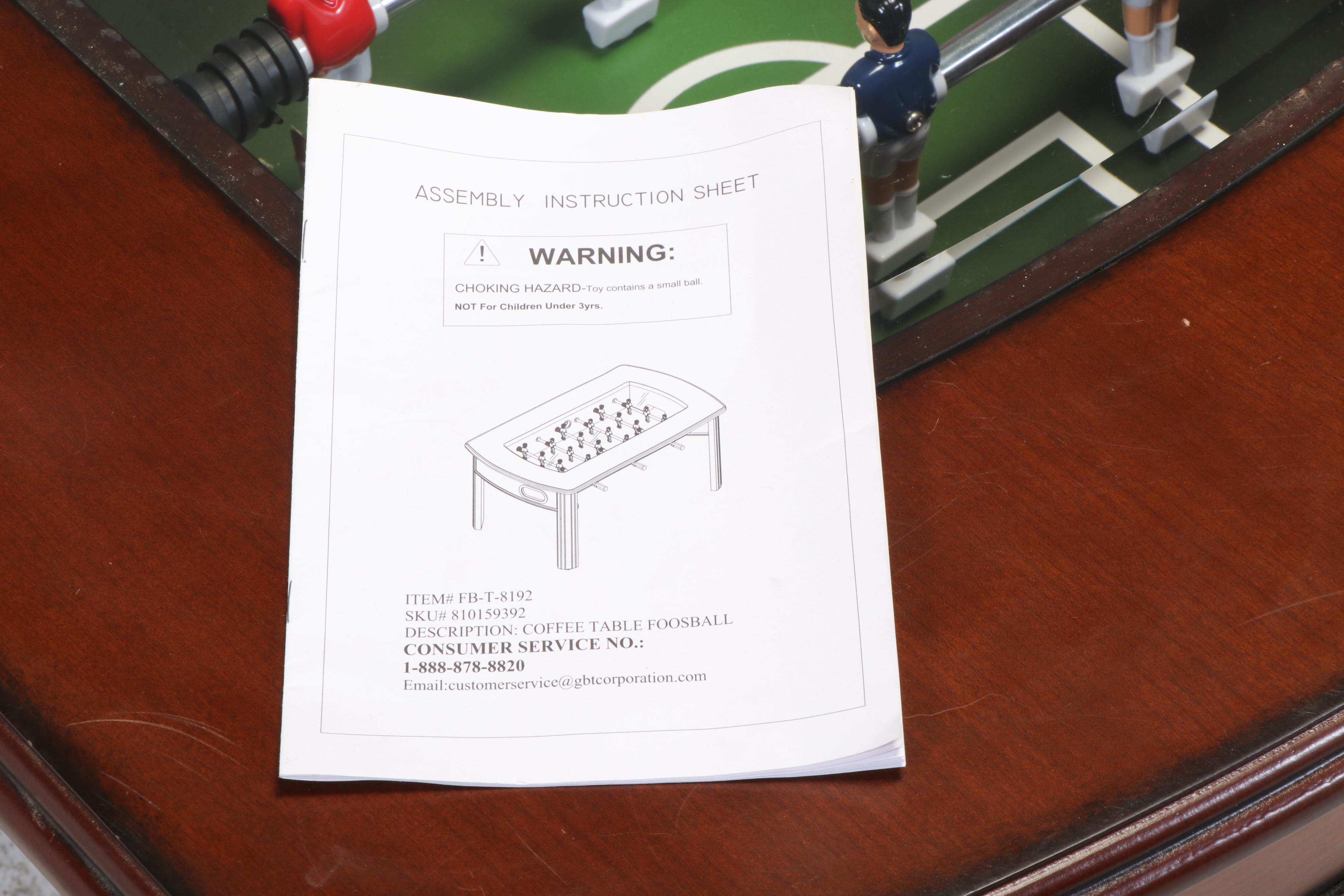Great World Ltd. Foosball Coffee Table