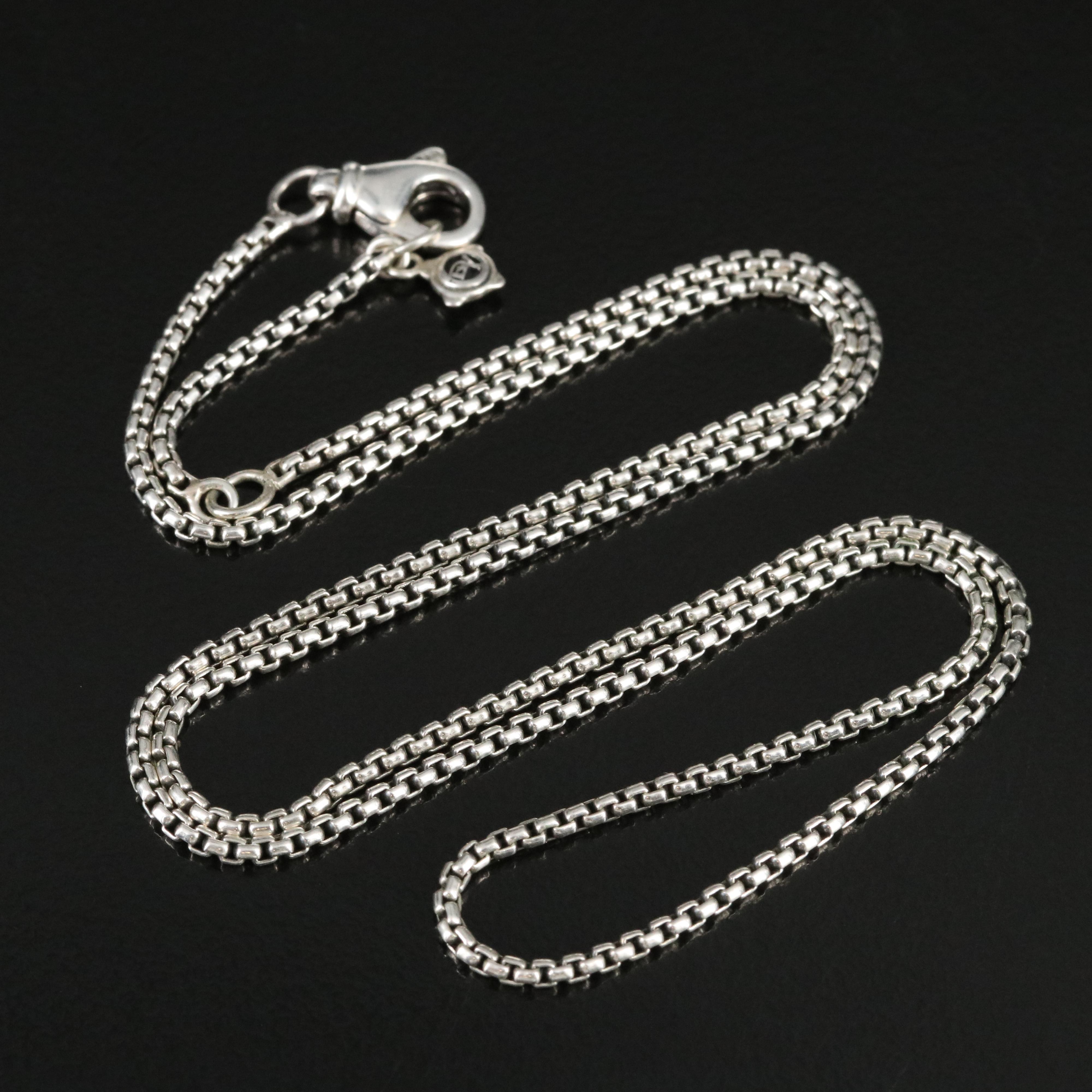 David Yurman Sterling Box Chain