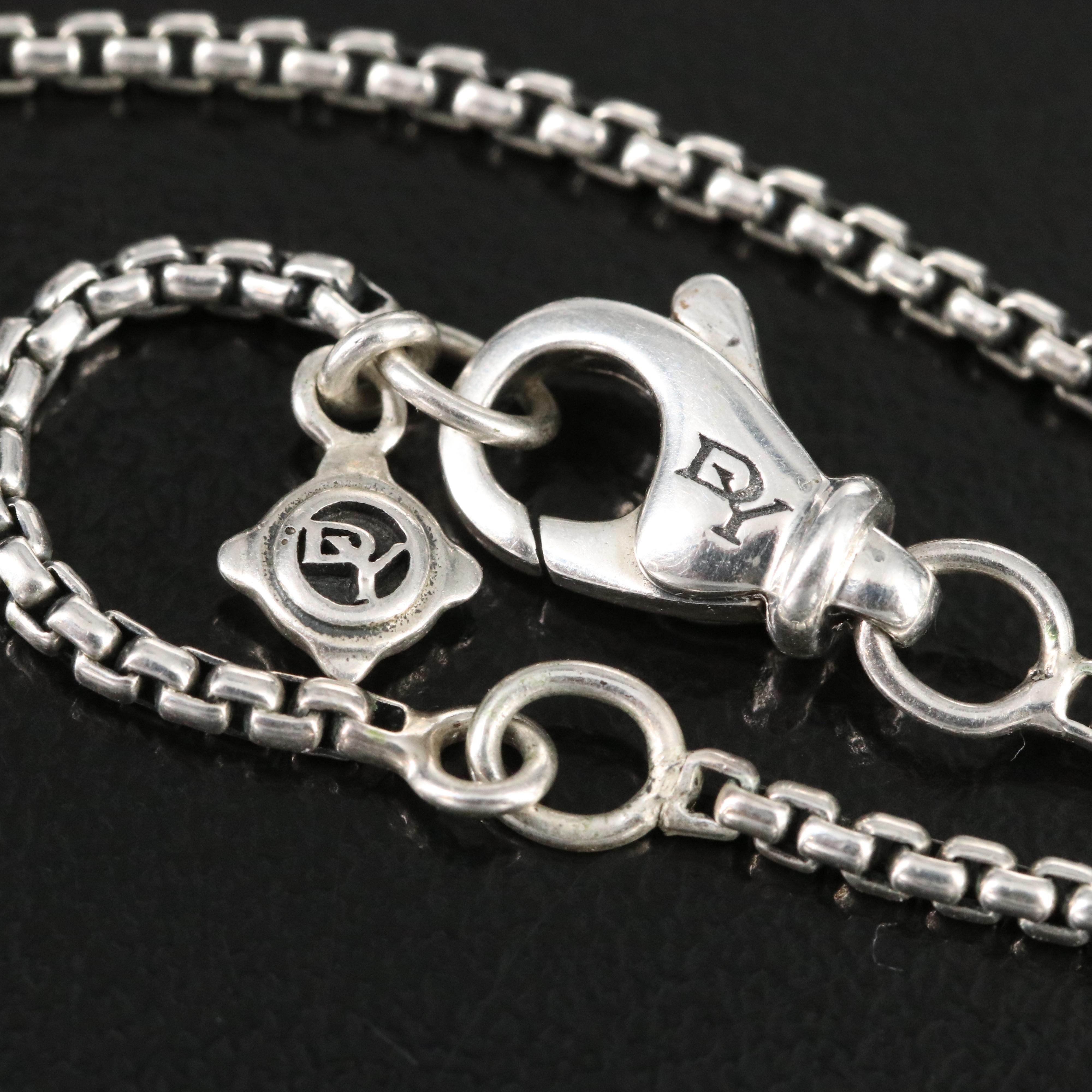 David Yurman Sterling Box Chain