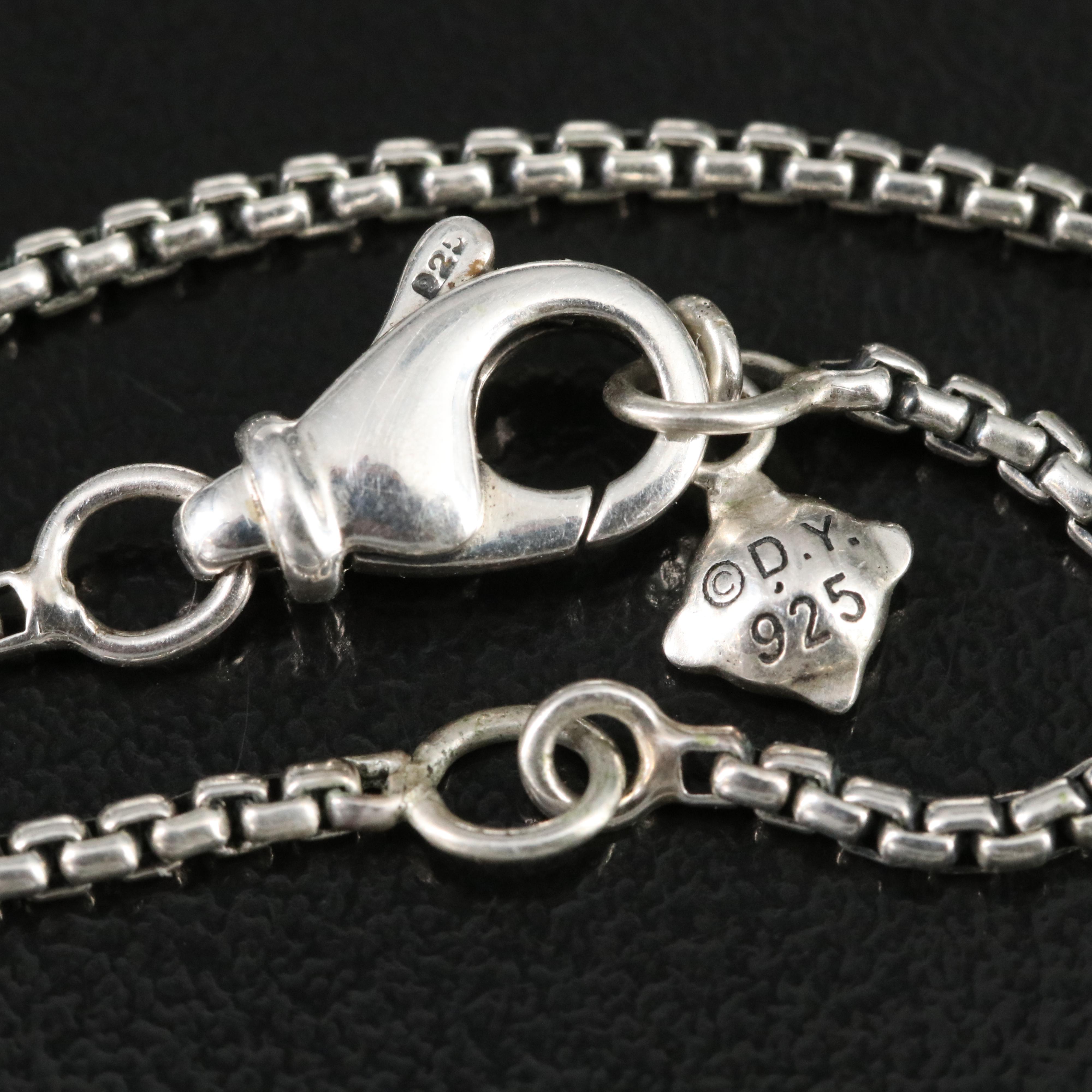 David Yurman Sterling Box Chain