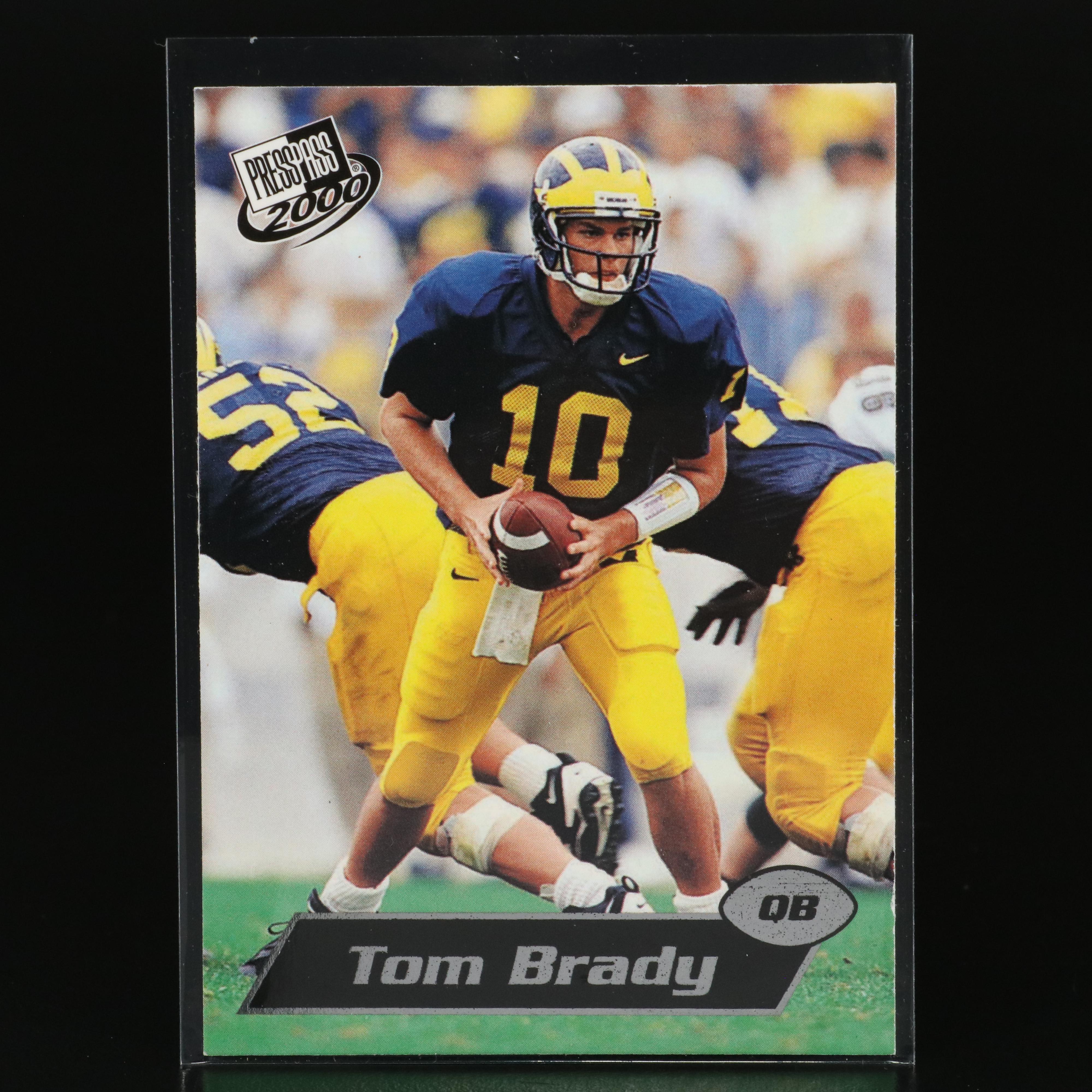 2000 Press Pass Tom Brady Rookie Football Card