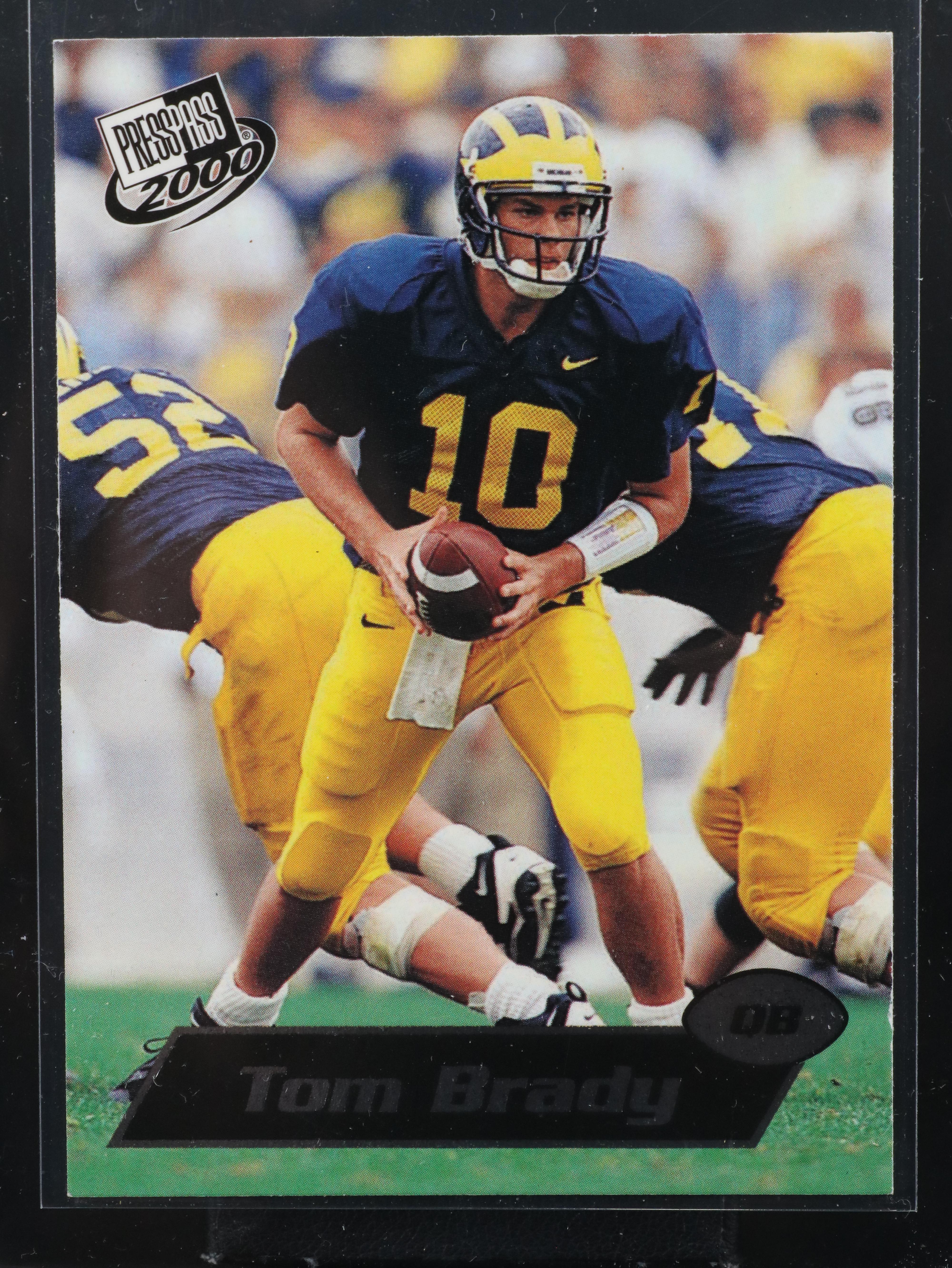 2000 Press Pass Tom Brady Rookie Football Card