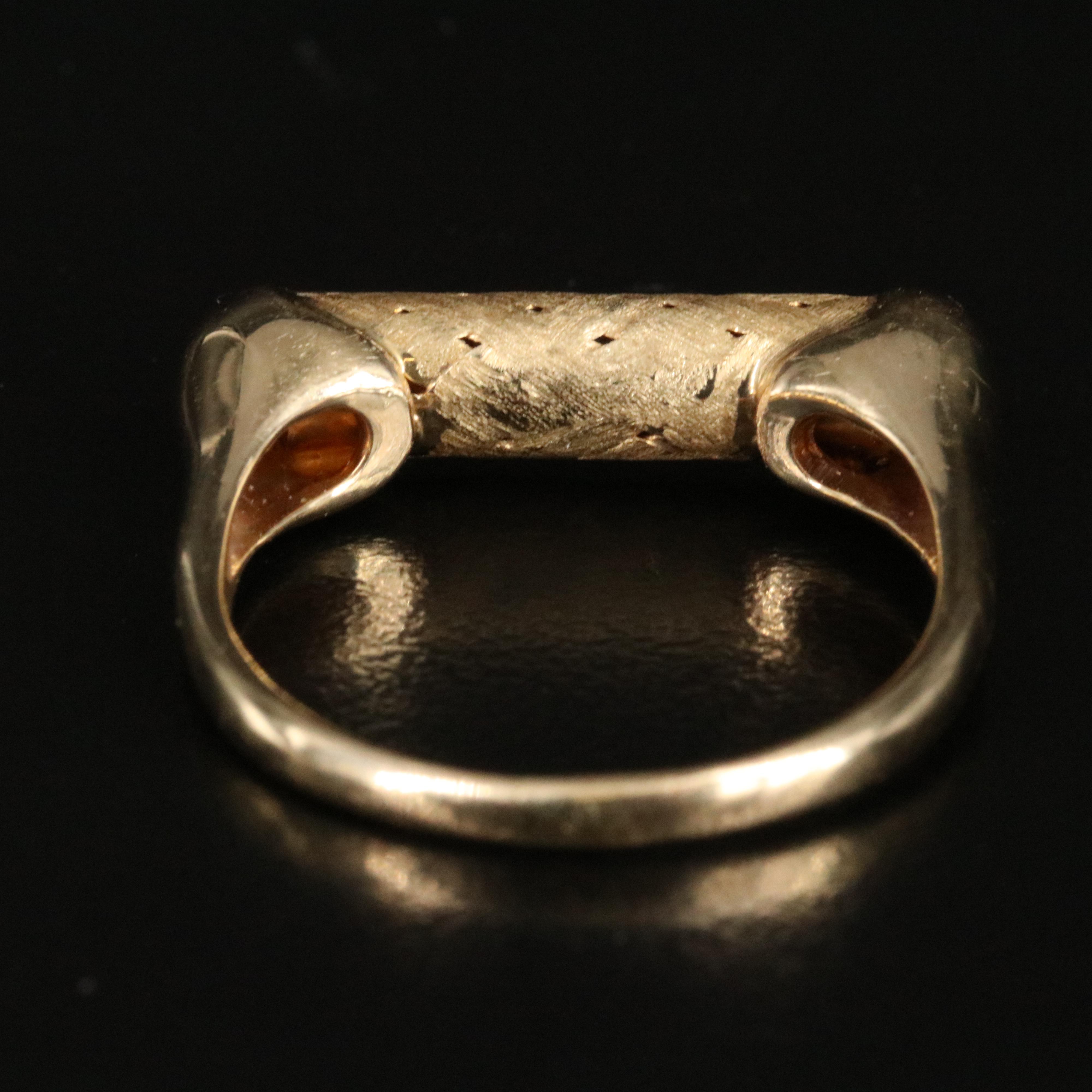 14K Basket Weave Ring