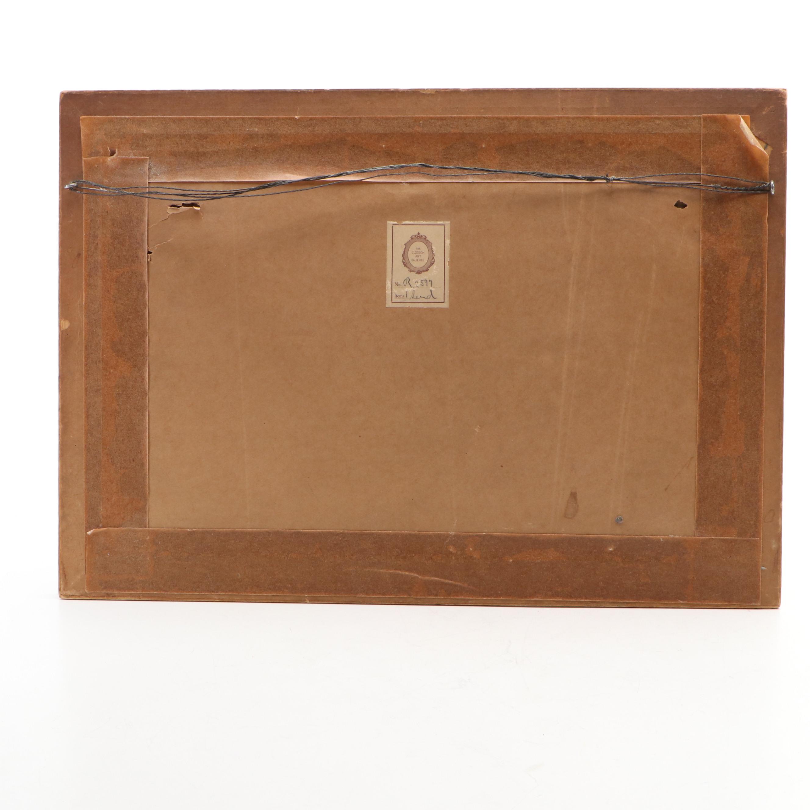 Floral Still Life Oil Painting, Mid-20th Century