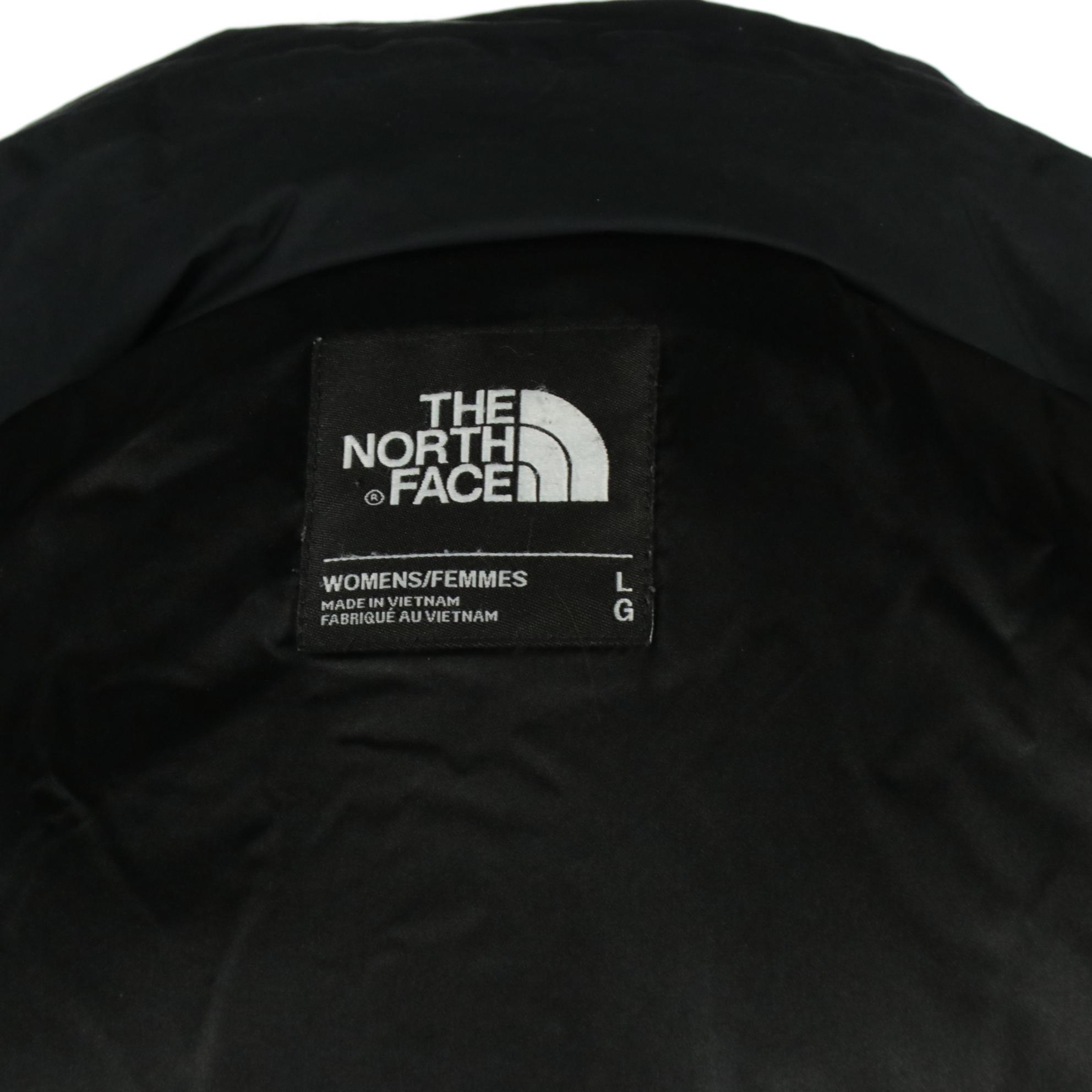 The North Face Navy Quilted Mid-Length Puffer Jacket