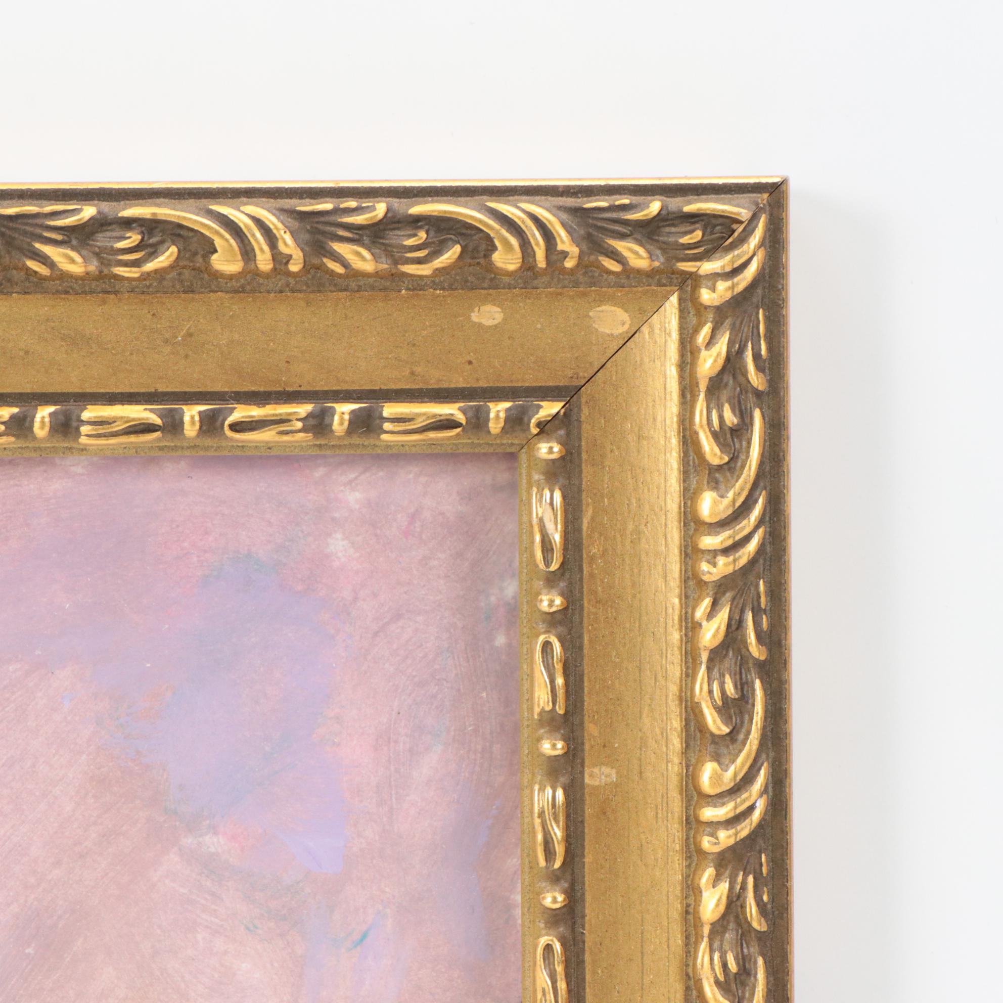 Robert Riddle-Baker Landscape Acrylic Painting "Fall Touches The Air," 2025