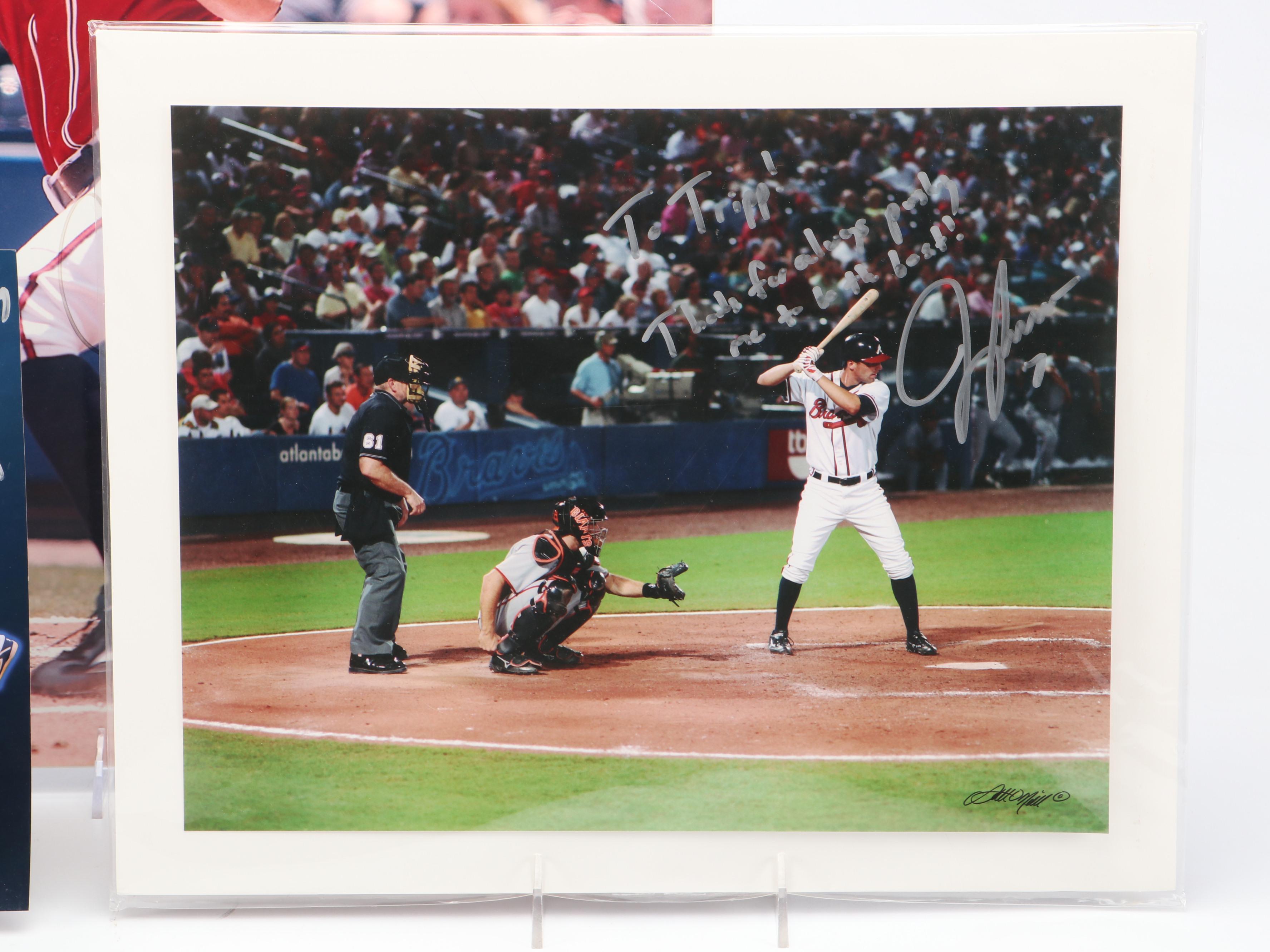 Jeff Francoeur Signed Atlanta Braves and Kansas City Royals Baseball Prints