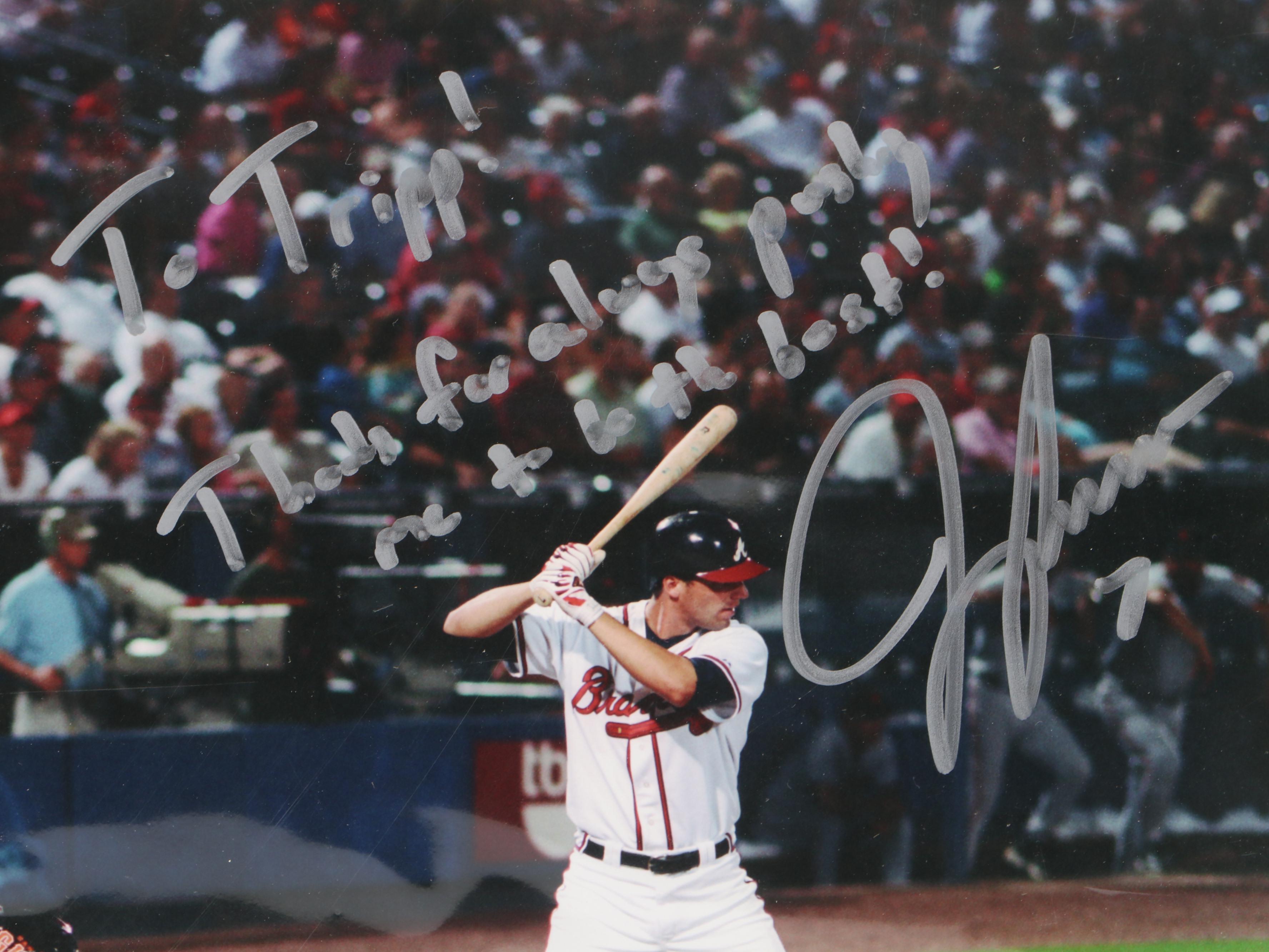 Jeff Francoeur Signed Atlanta Braves and Kansas City Royals Baseball Prints