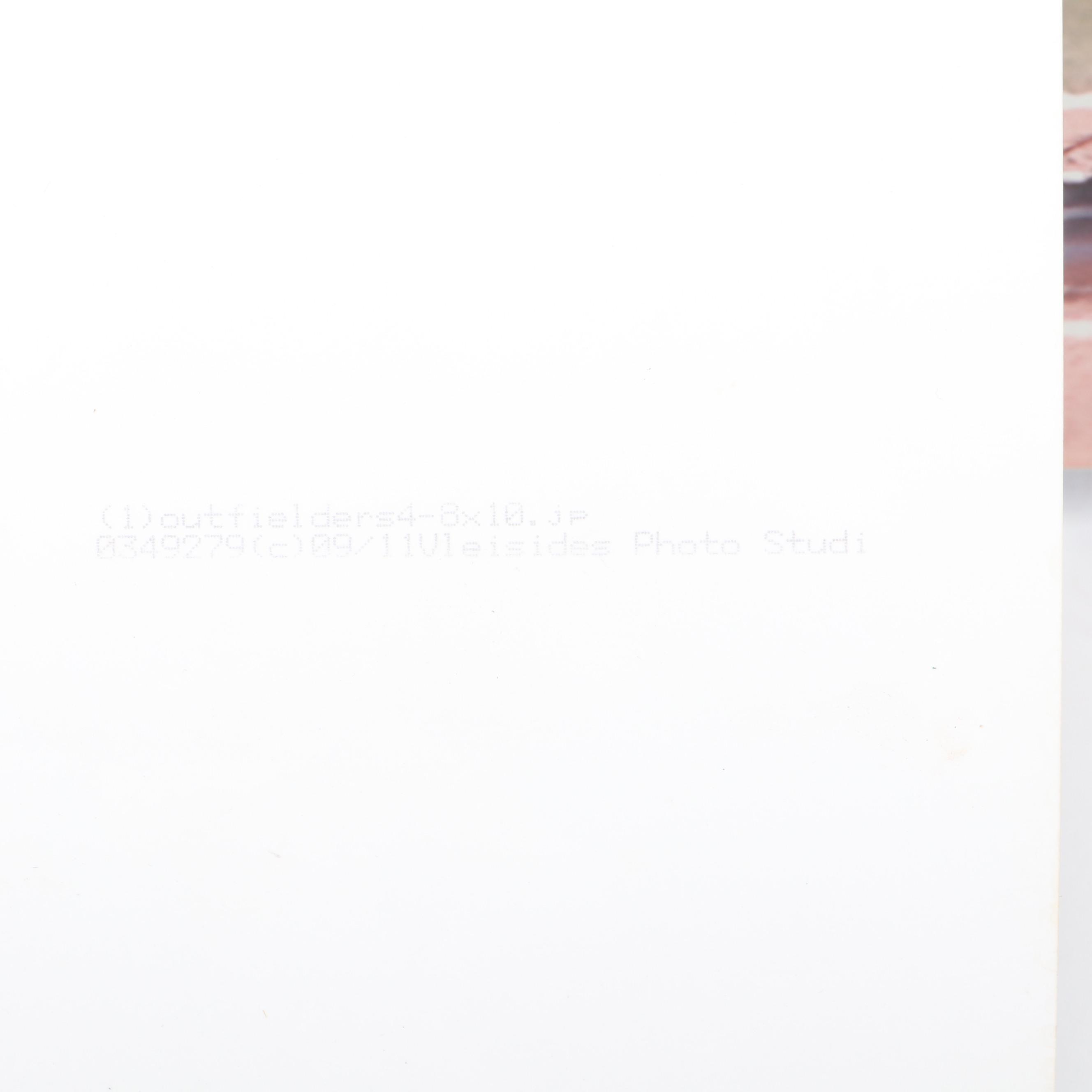 Jeff Francoeur Signed Atlanta Braves and Kansas City Royals Baseball Prints