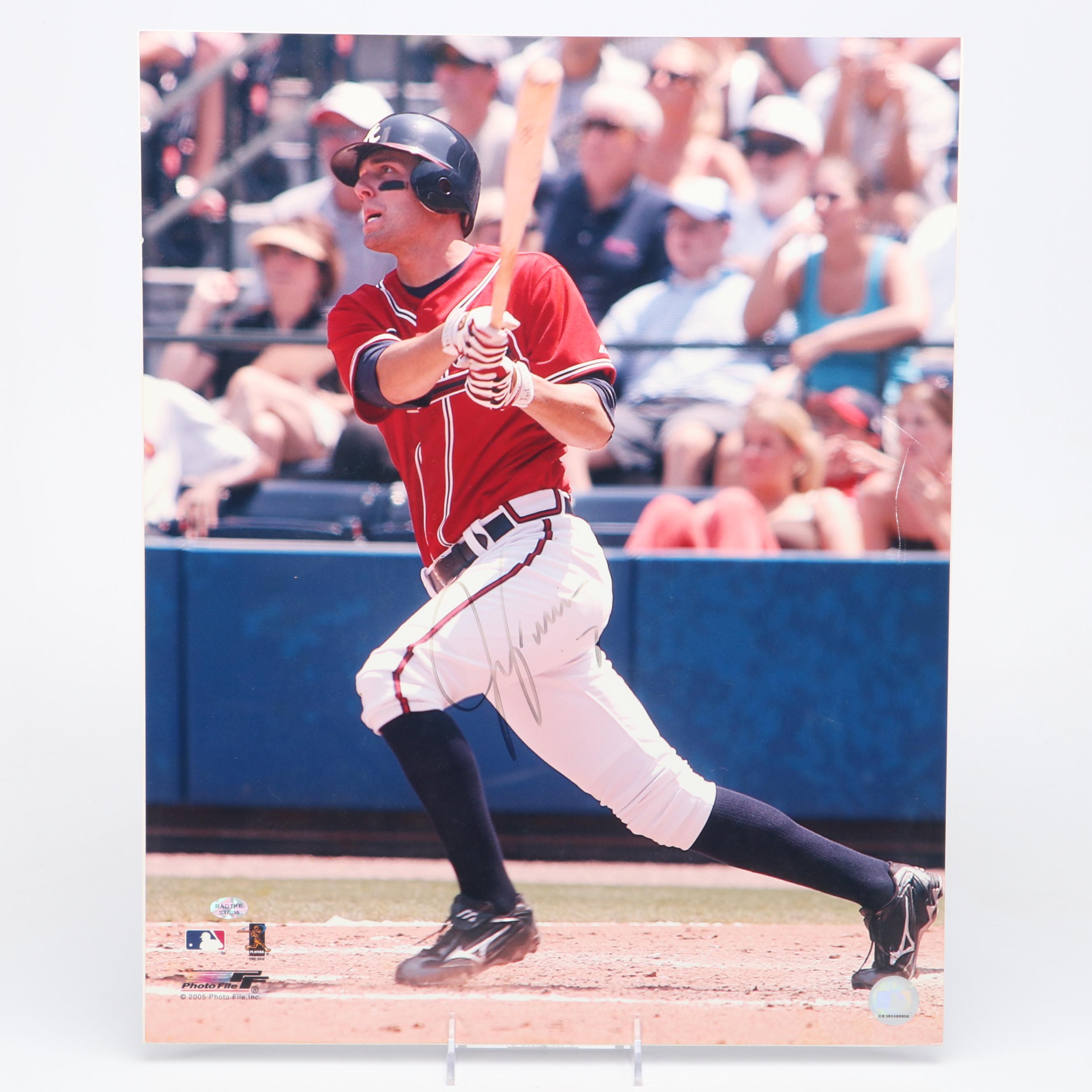 Jeff Francoeur Signed Atlanta Braves and Kansas City Royals Baseball Prints