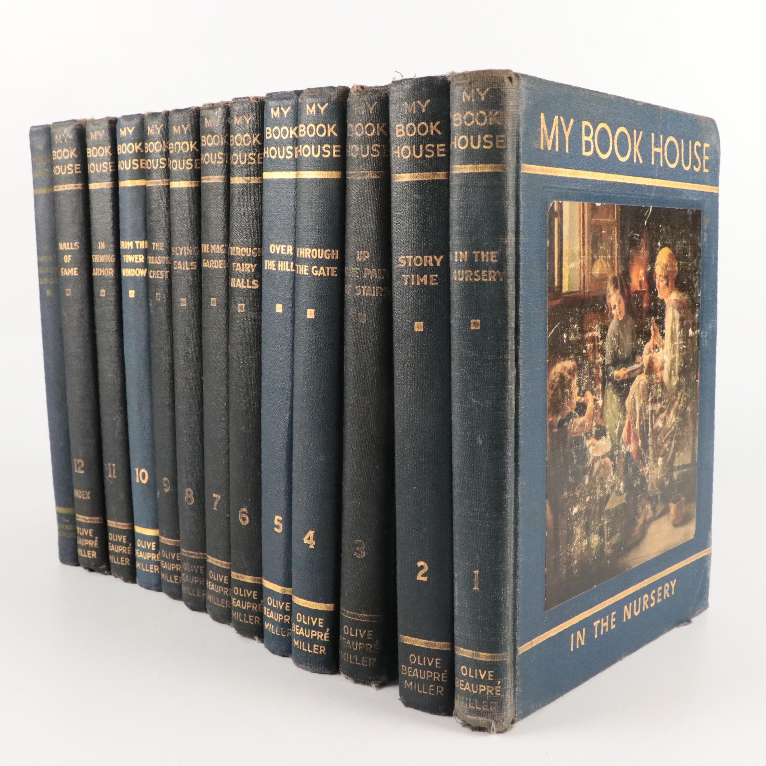 Illustrated "My Book House" Complete Series Edited by Olive Beaupré Miller