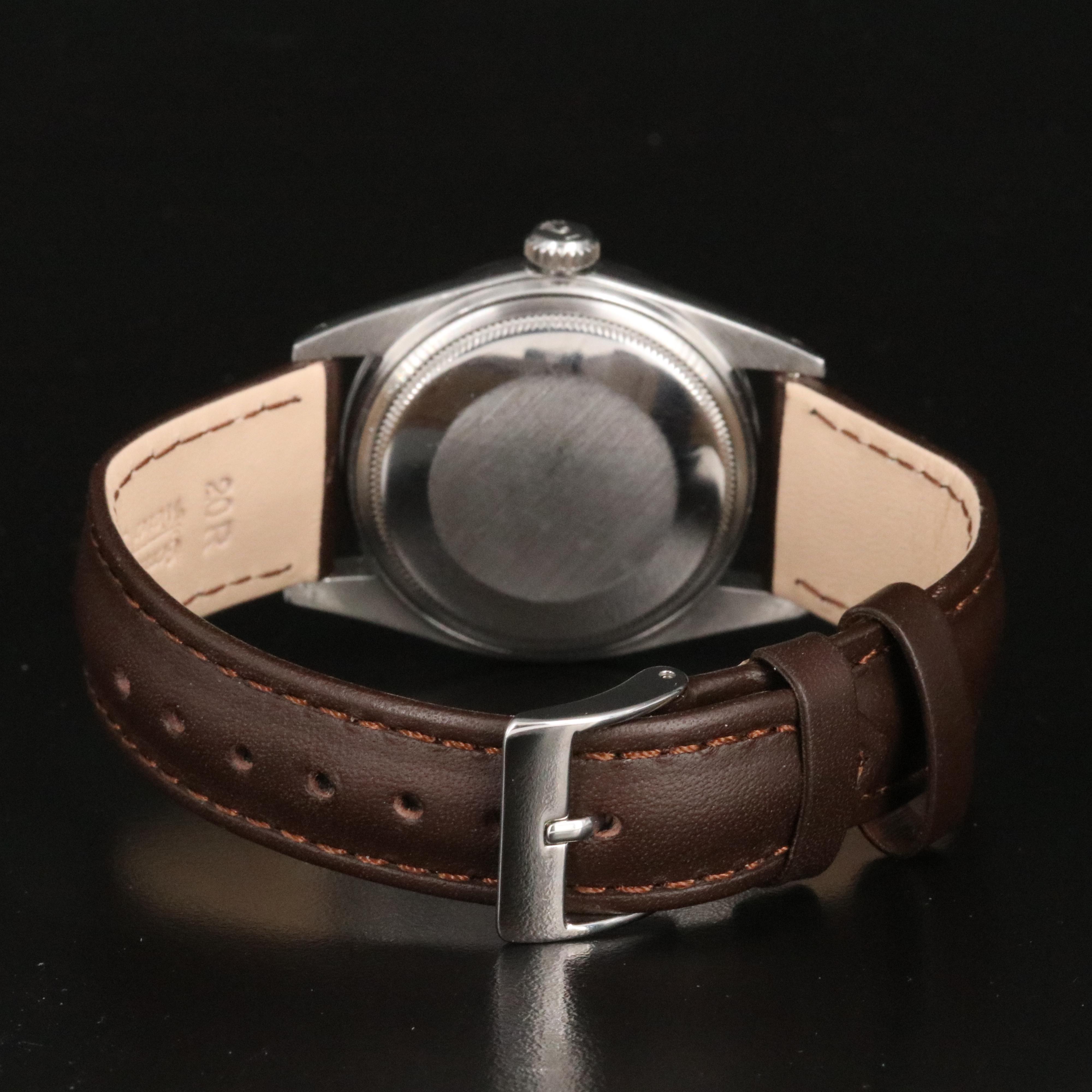 Rolex Datejust 1601 Silver "Pie Pan" Dial Steel Automatic Watch