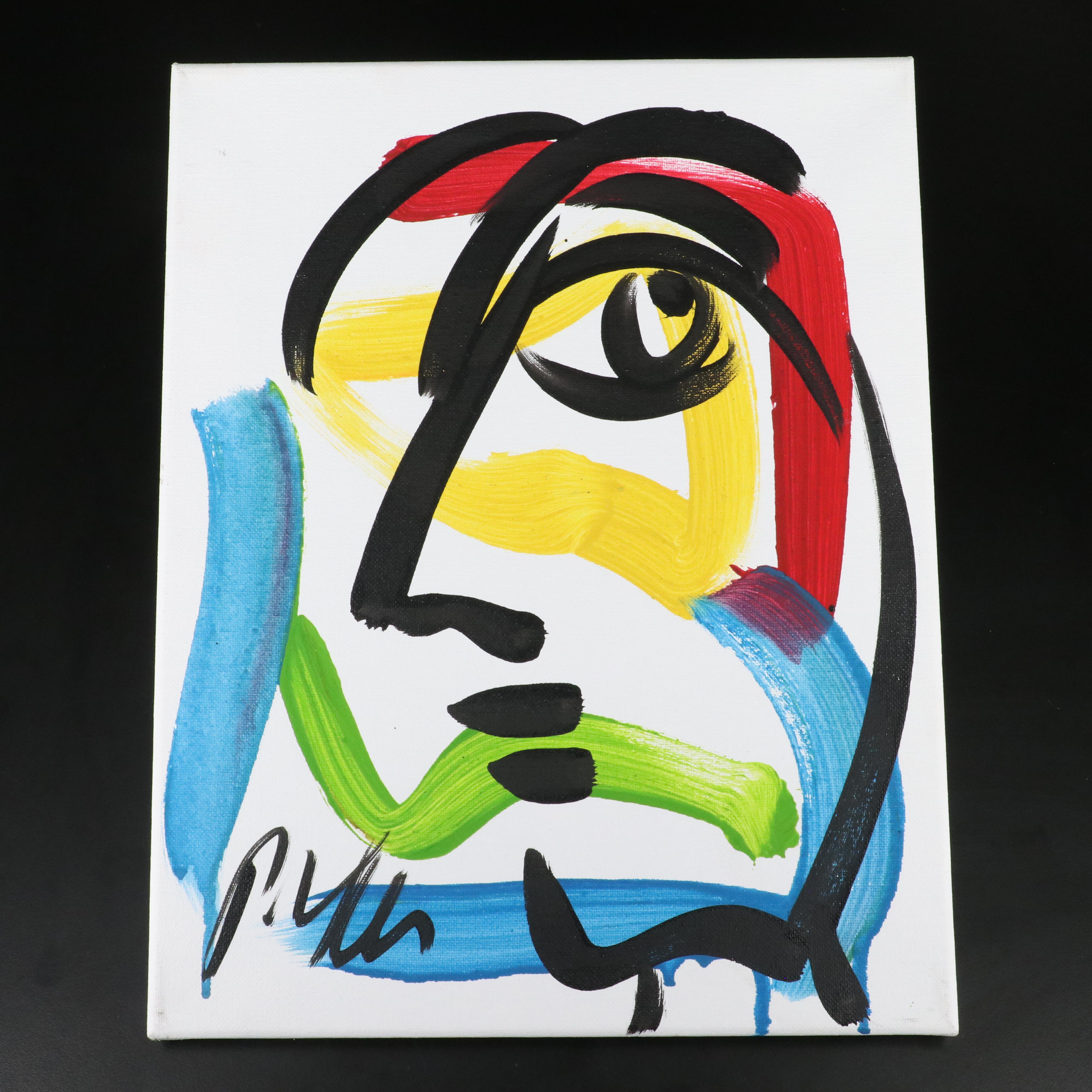 Peter Robert Keil Stylized Acrylic Portrait