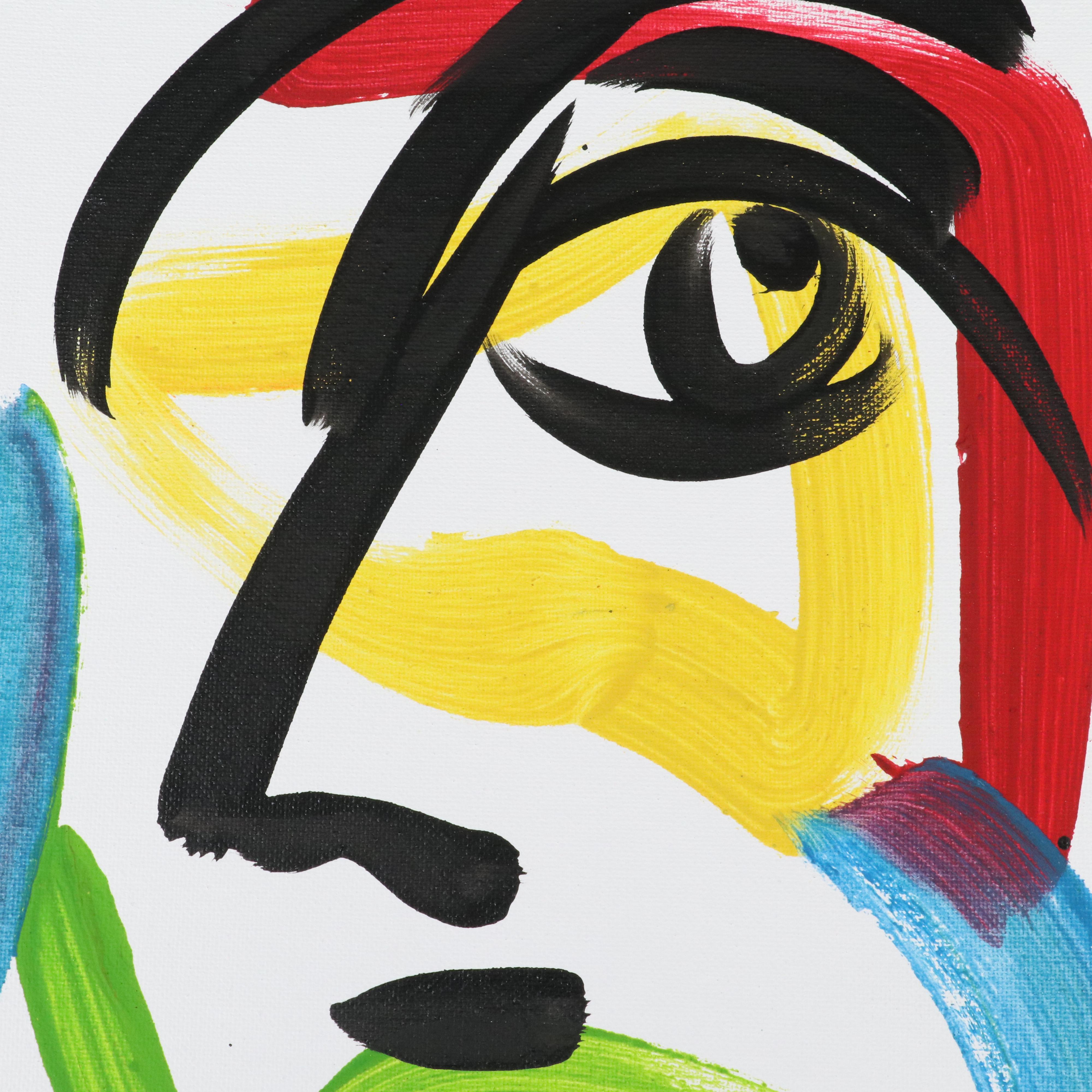 Peter Robert Keil Stylized Acrylic Portrait