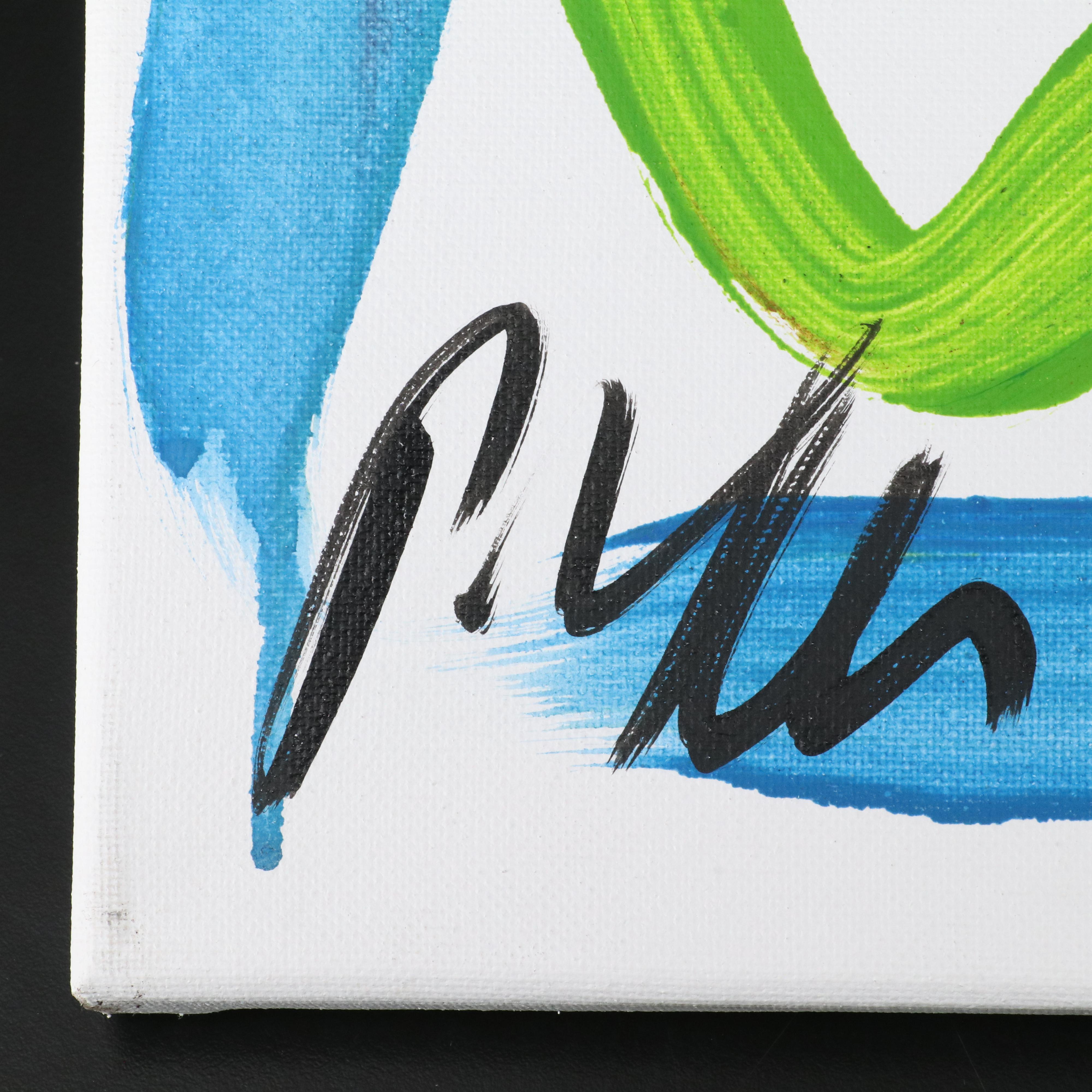 Peter Robert Keil Stylized Acrylic Portrait