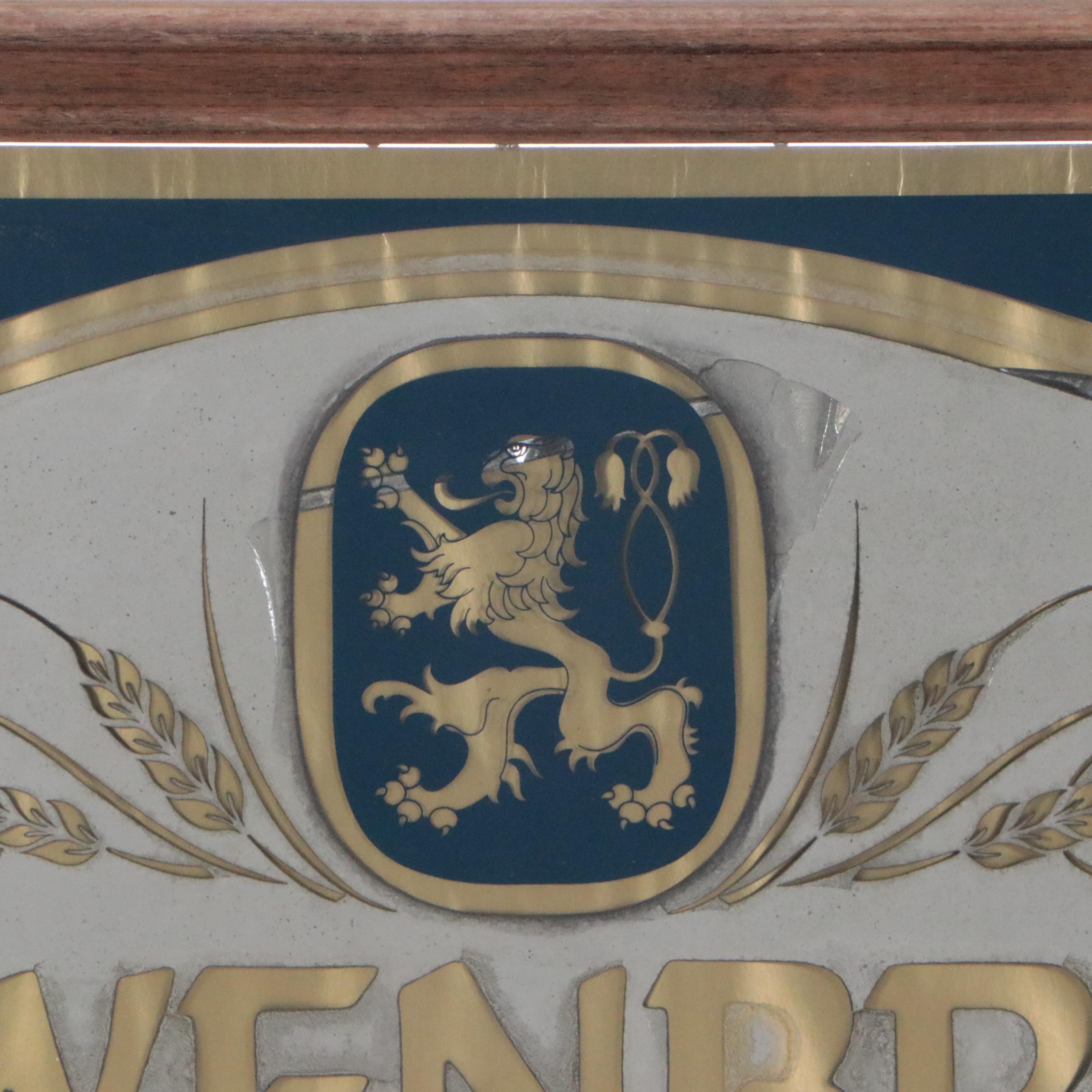 Löwenbräu Brewery Mirrored Bar Sign