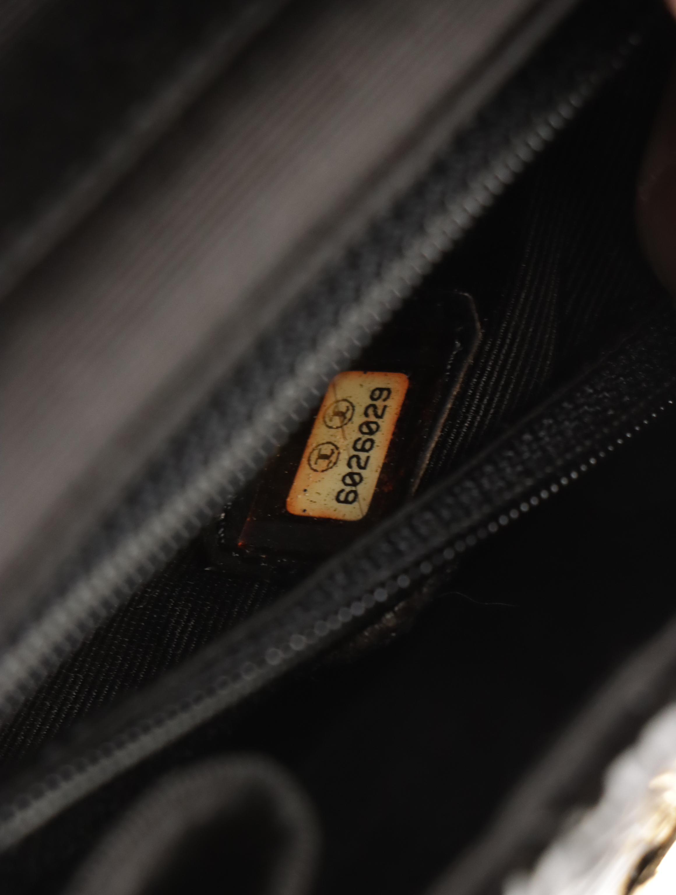 Chanel Black Glazed Wicker CC Flap Shoulder Bag, With Box