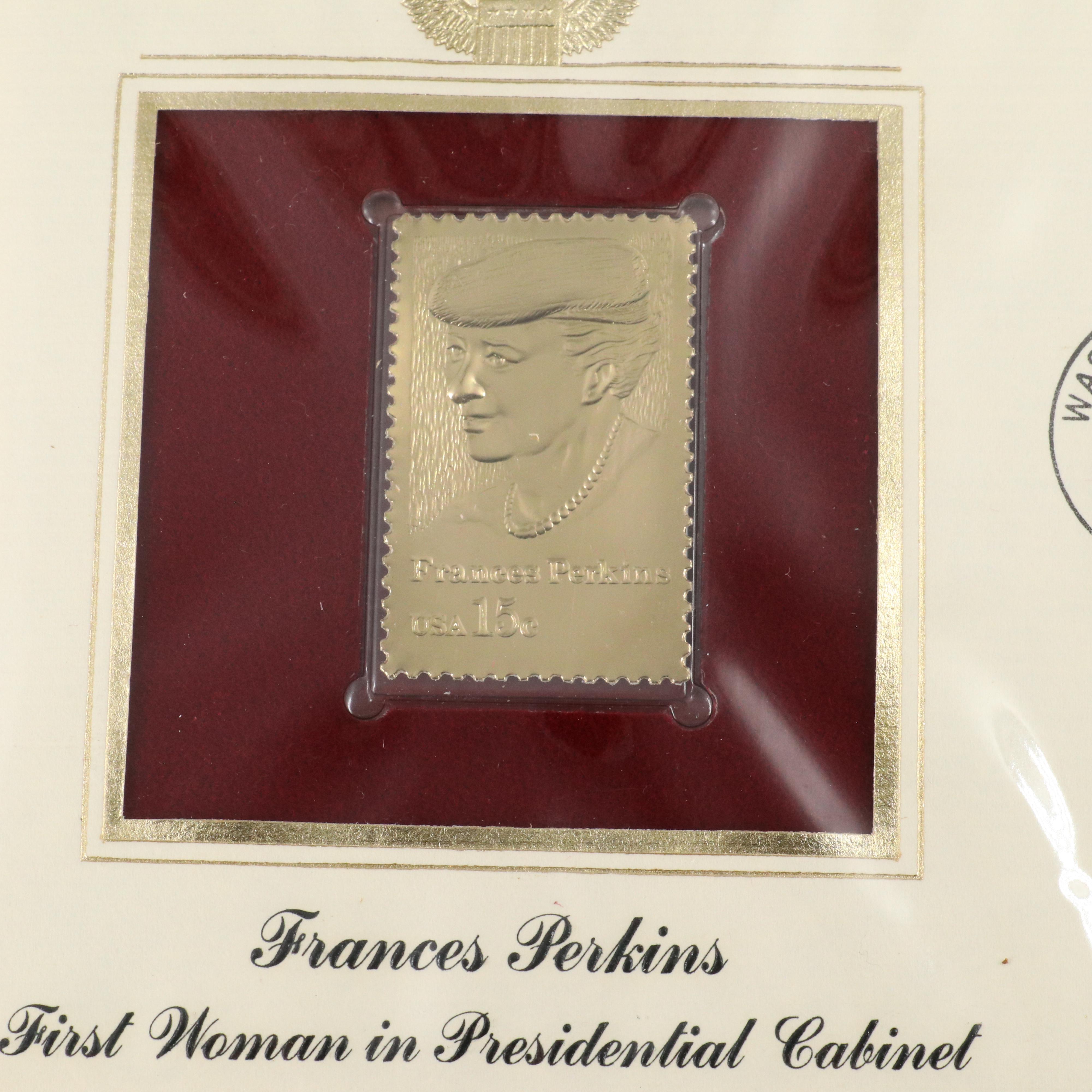 "Golden Replicas of United States Stamps" Collector's Album