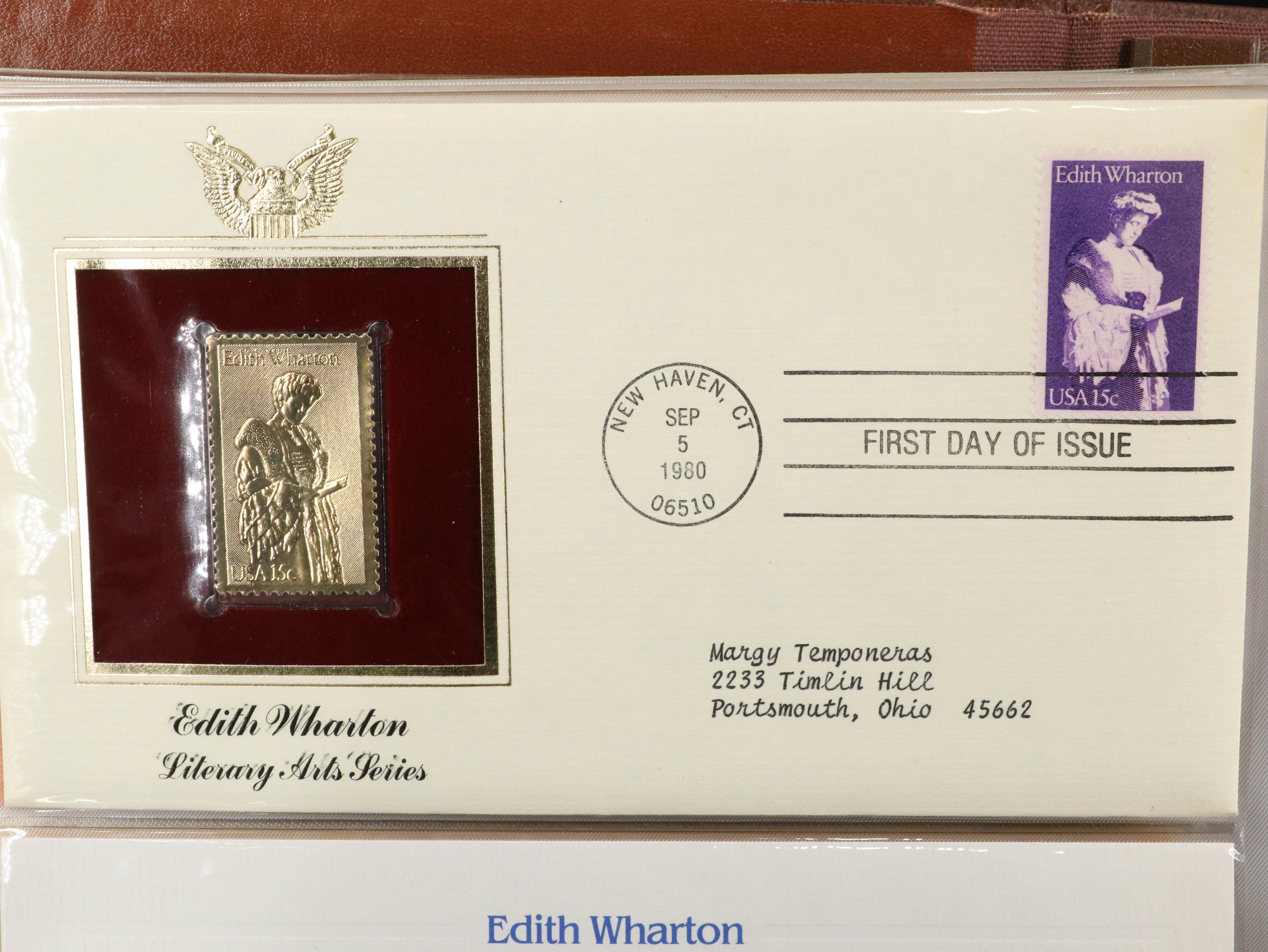 "Golden Replicas of United States Stamps" Collector's Album