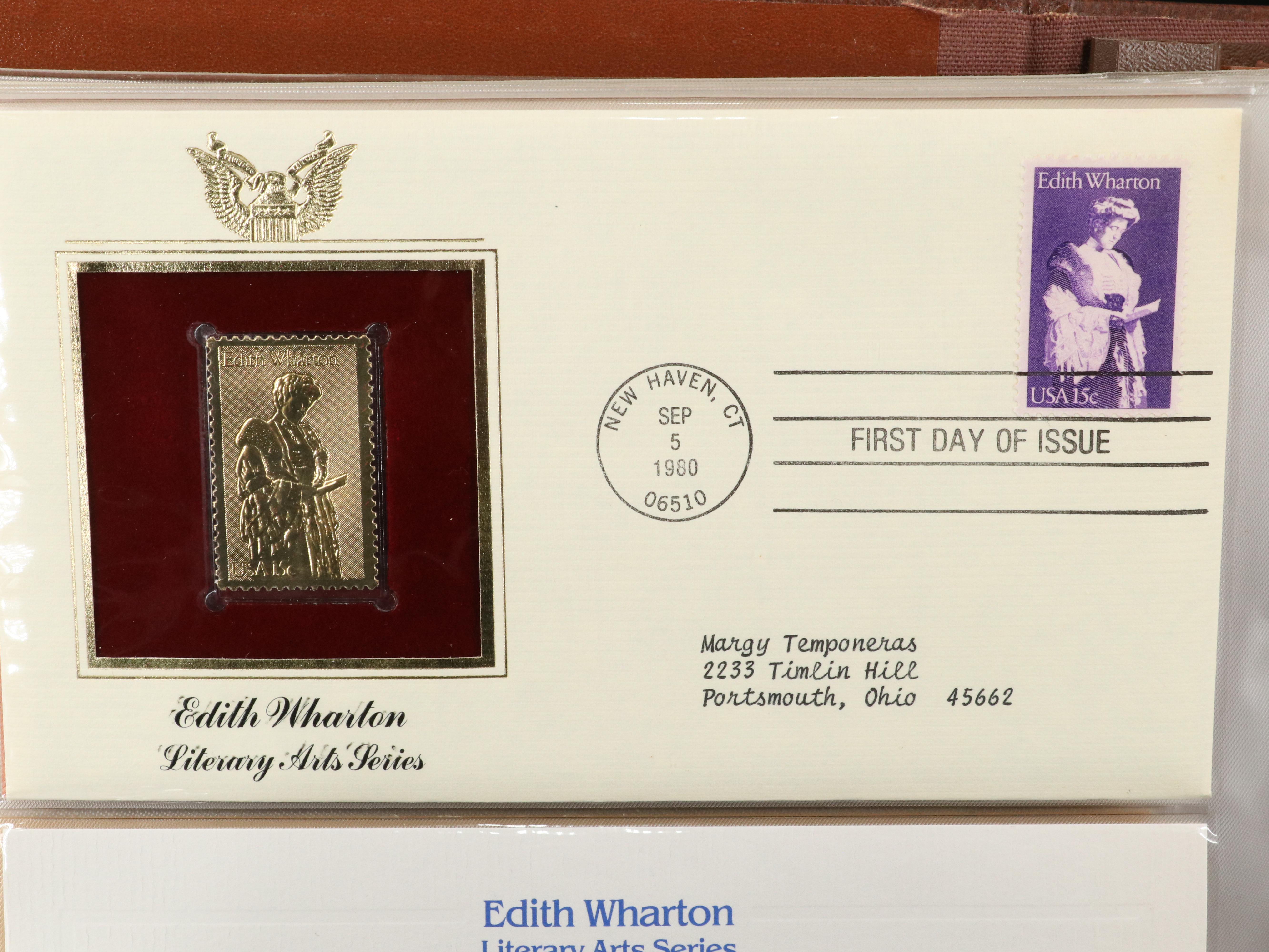 "Golden Replicas of United States Stamps" Collector's Album