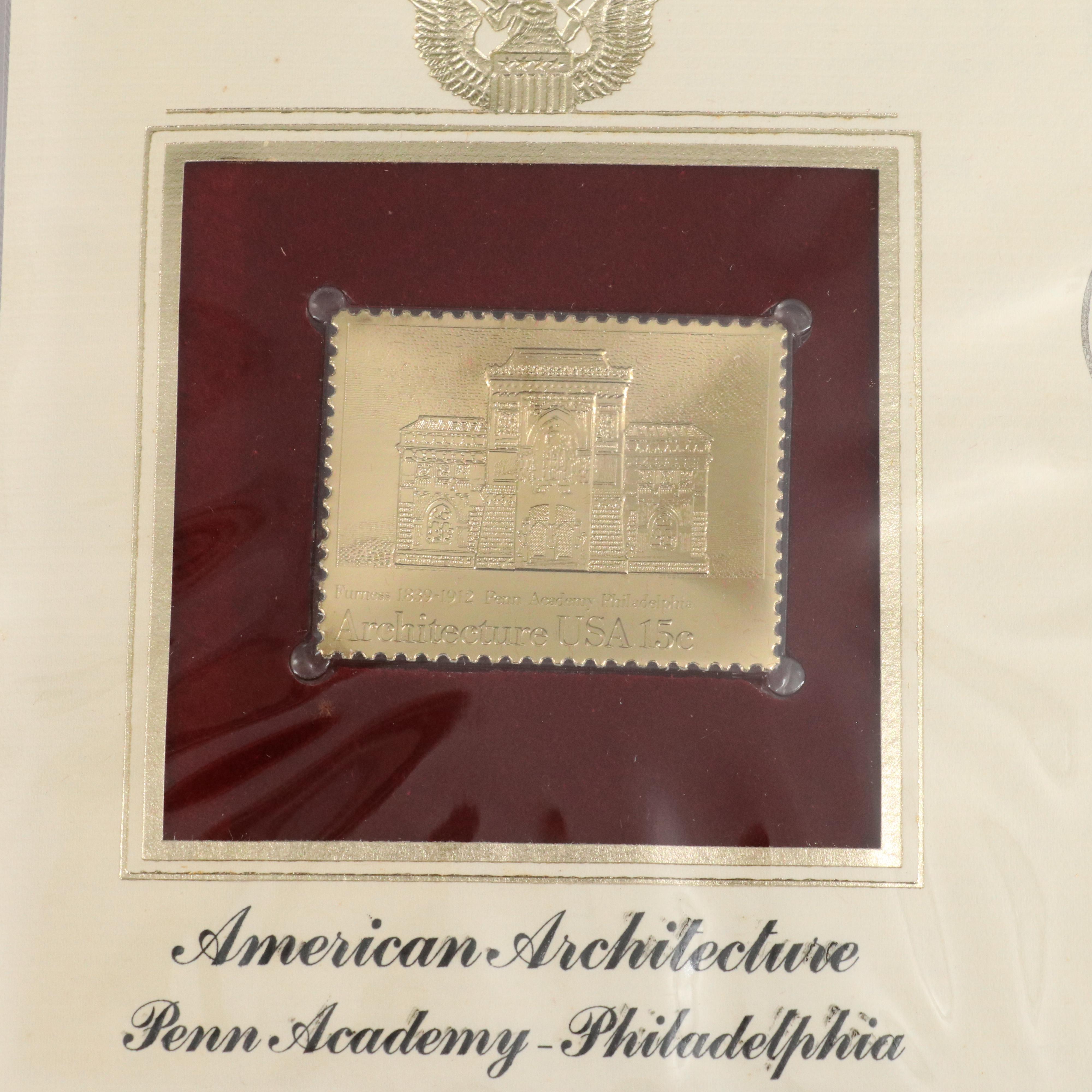 "Golden Replicas of United States Stamps" Collector's Album