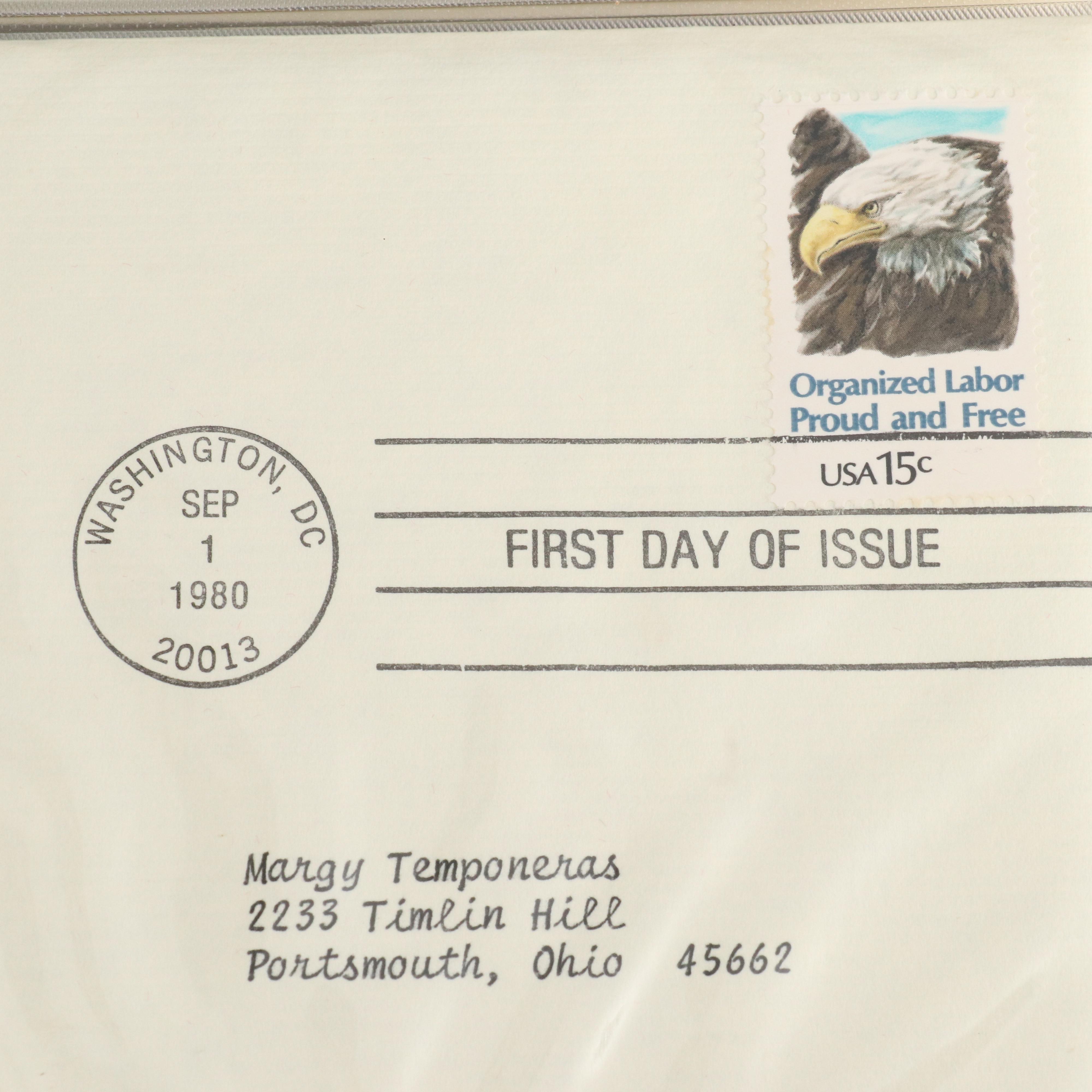 "Golden Replicas of United States Stamps" Collector's Album