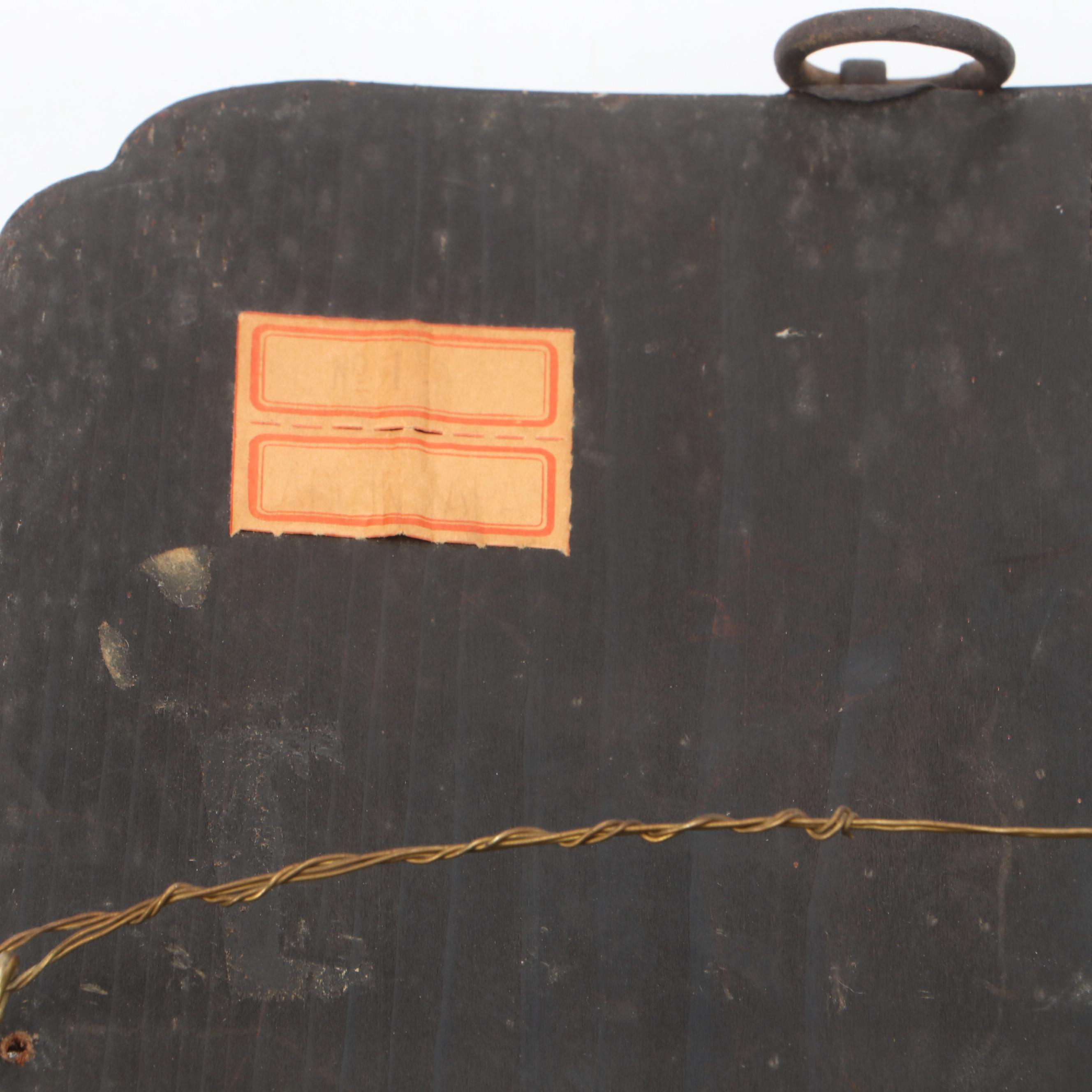 Japanese Style Gilt Lacquered Wood Wall Hanging Pair of Bodhisattva