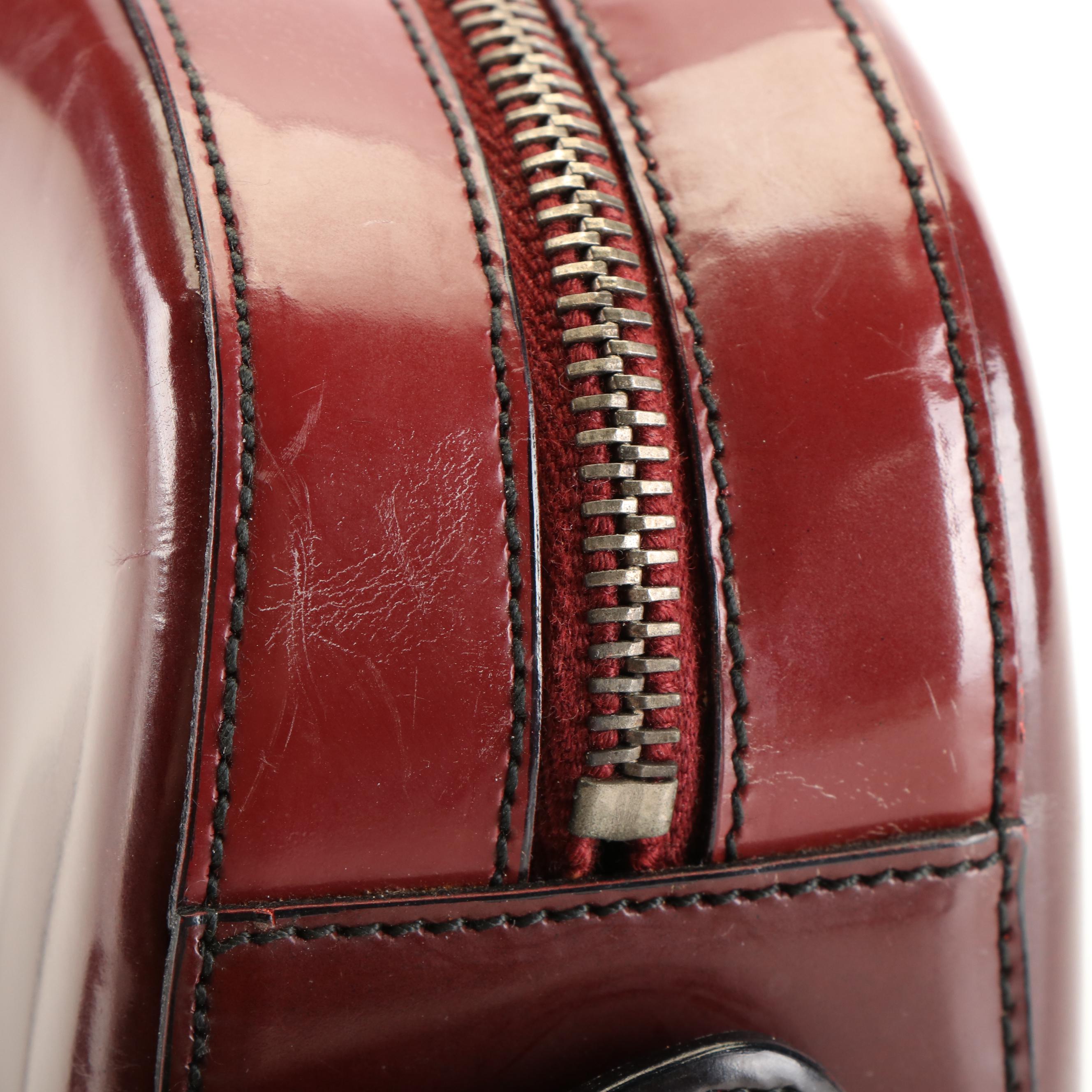 Prada Spazzolato Fume Shoulder Bag in Barola