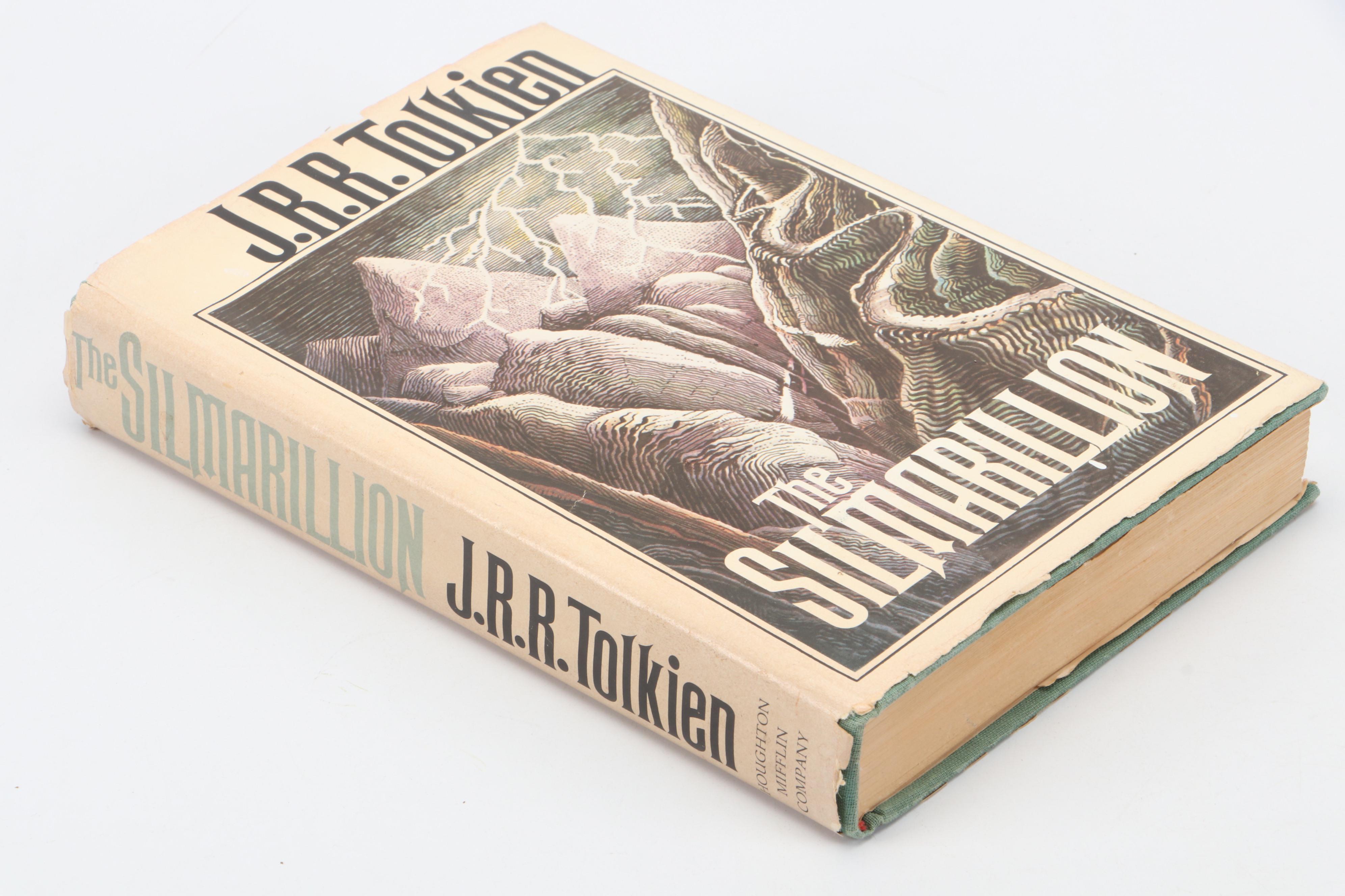 First American Edition "The Silmarillion" by J. R. R. Tolkien with Map, 1977